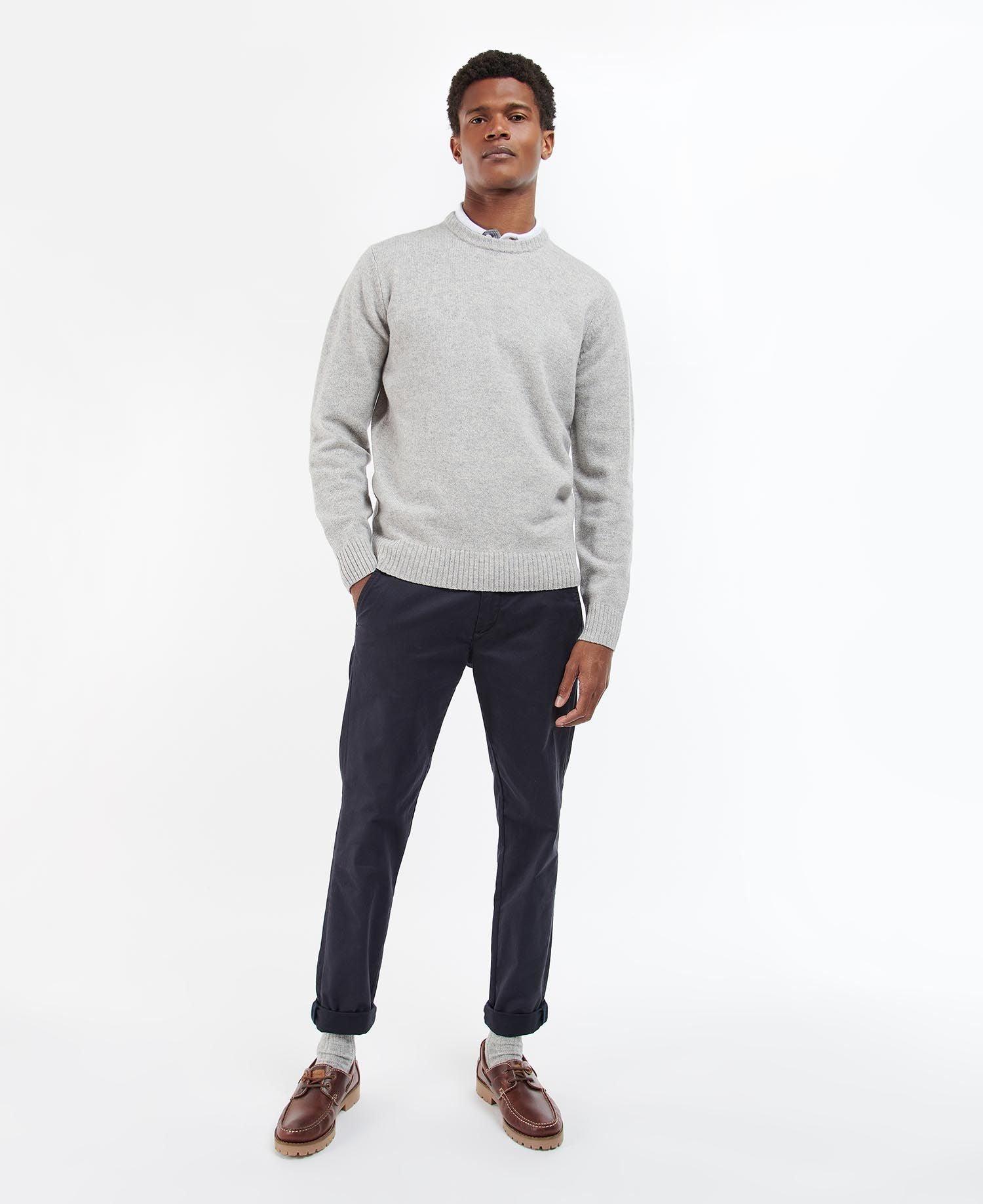 Laflamme- Pull de laine Newburry gris - Barbour