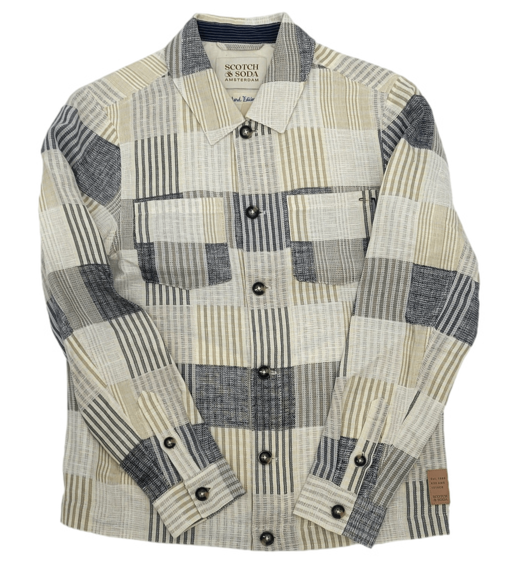 Laflamme- Surchemise en lin et coton - SCOTCH&SODA