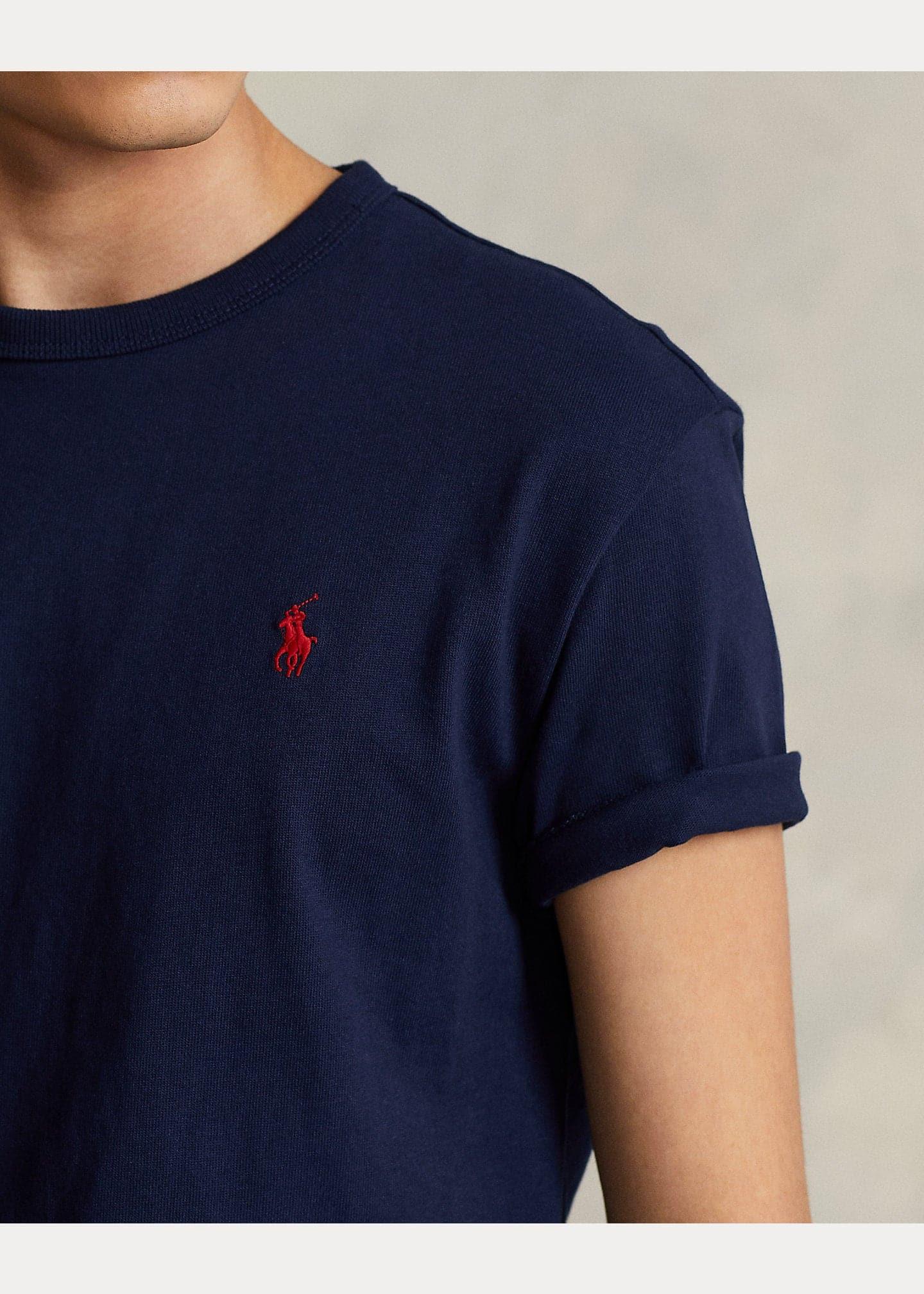 Laflamme- T-shirt de coton marine - Ralph lauren