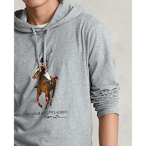 Laflamme- T-shirt manches longues à capuche - Ralph lauren