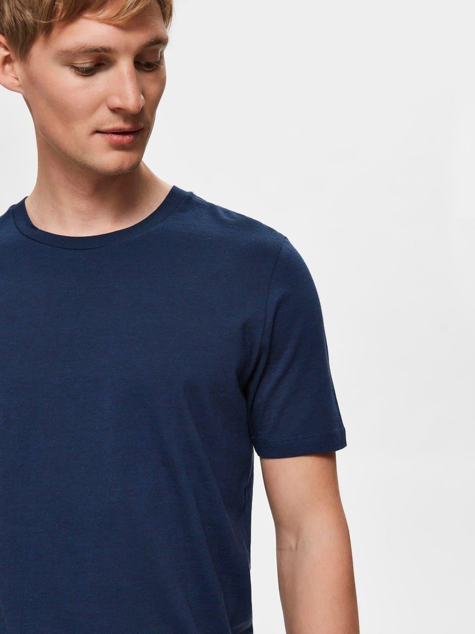 Laflamme- T-shirt marine - Selected