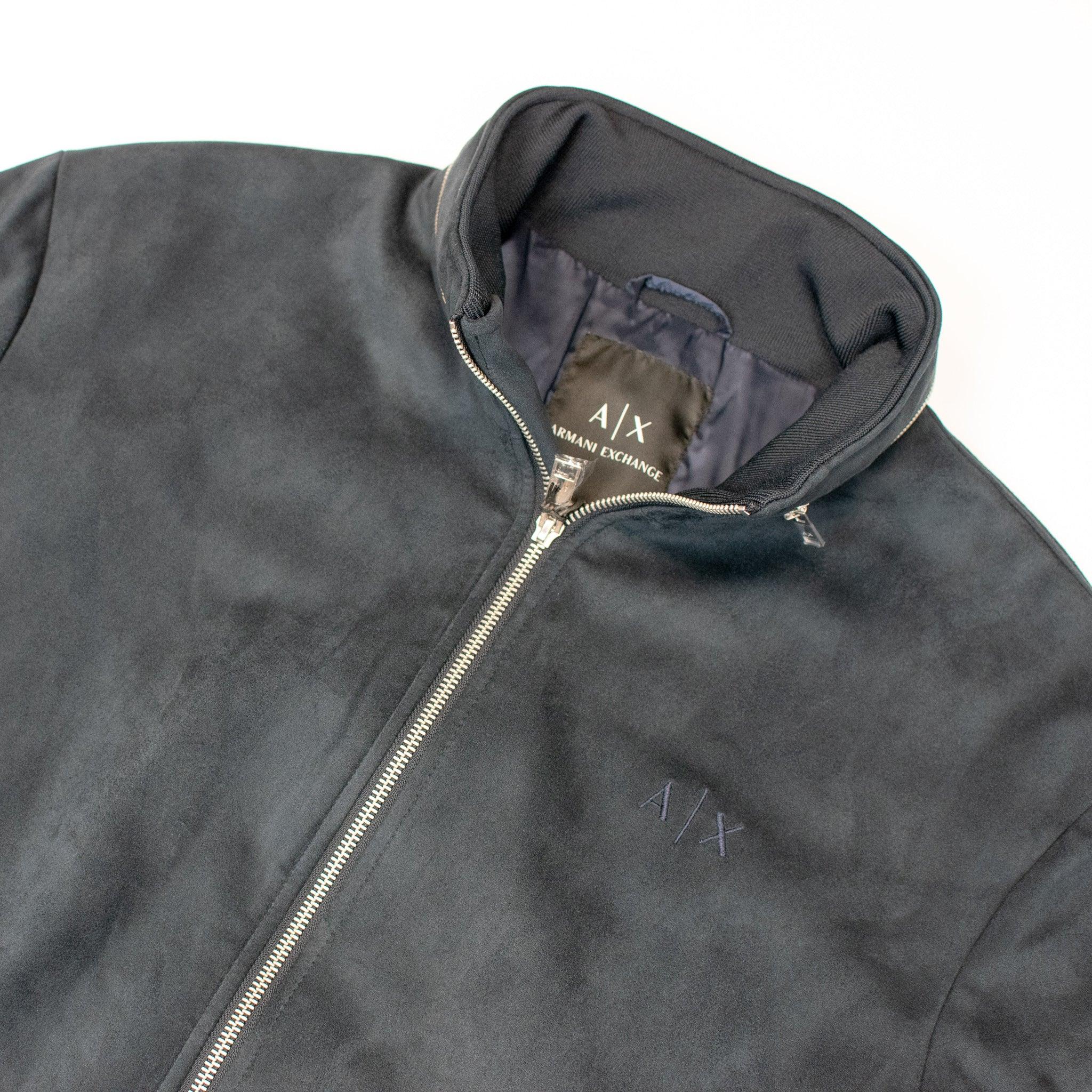 Laflamme- Veste en suédine marine - Armani Exchange