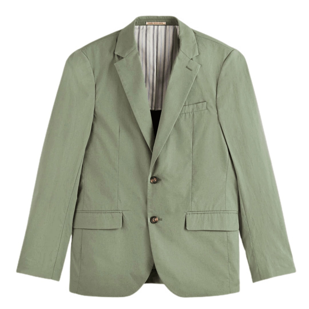 Laflamme- Veston de coton vert - SCOTCH&SODA