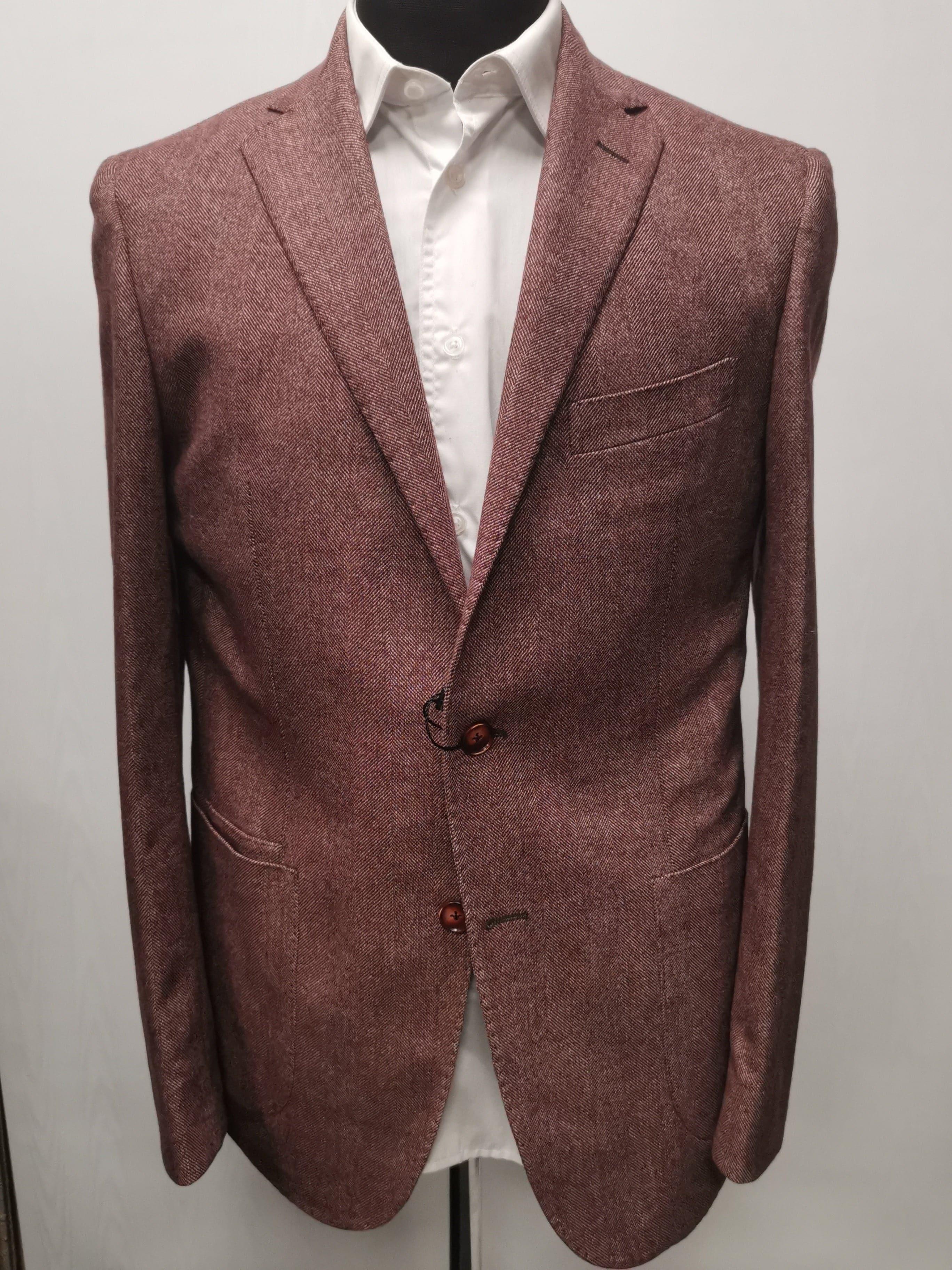 Laflamme- Veston de tweed rouge - Laflamme & cie