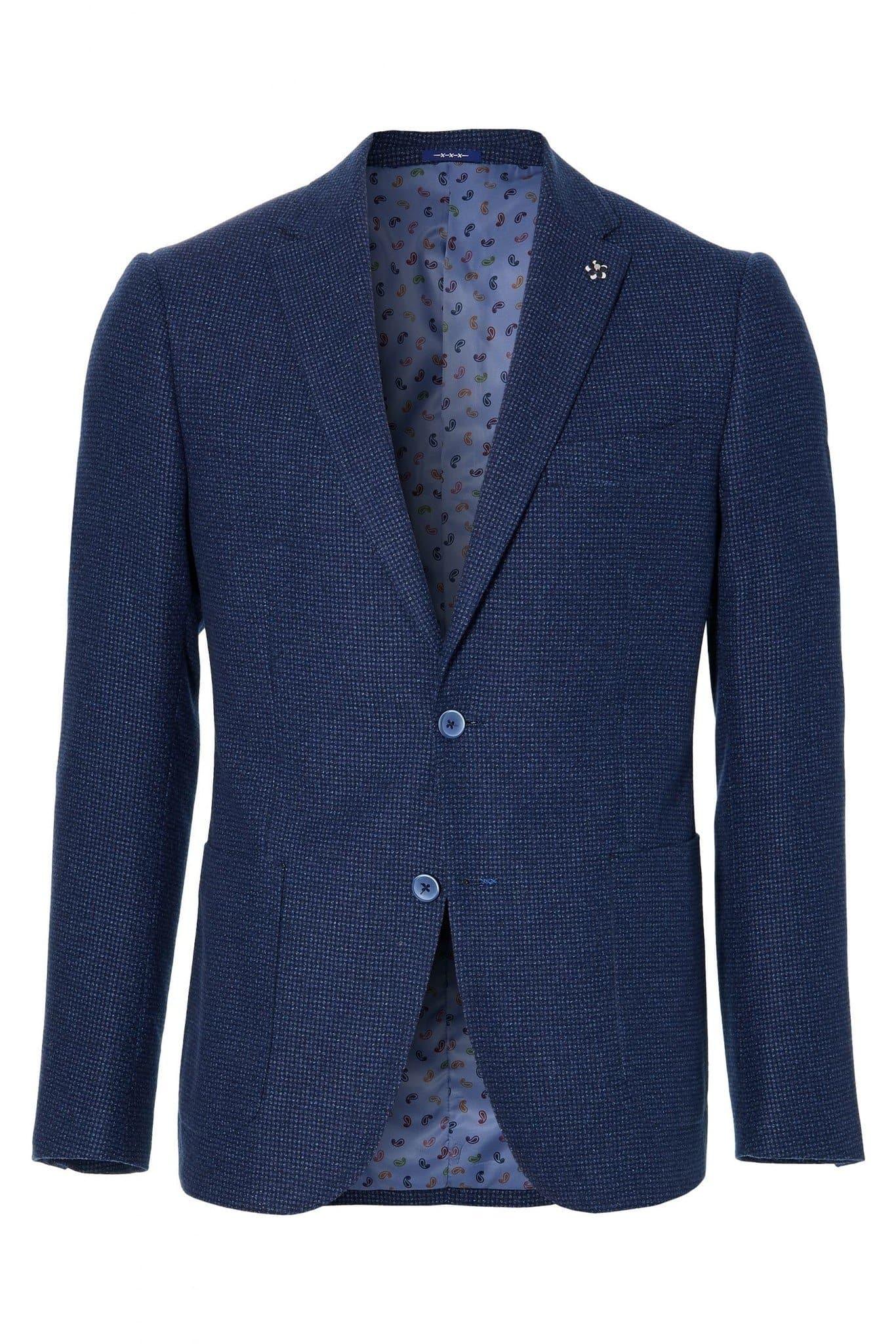 Laflamme- Veston slim Elray bleu - Van Gils
