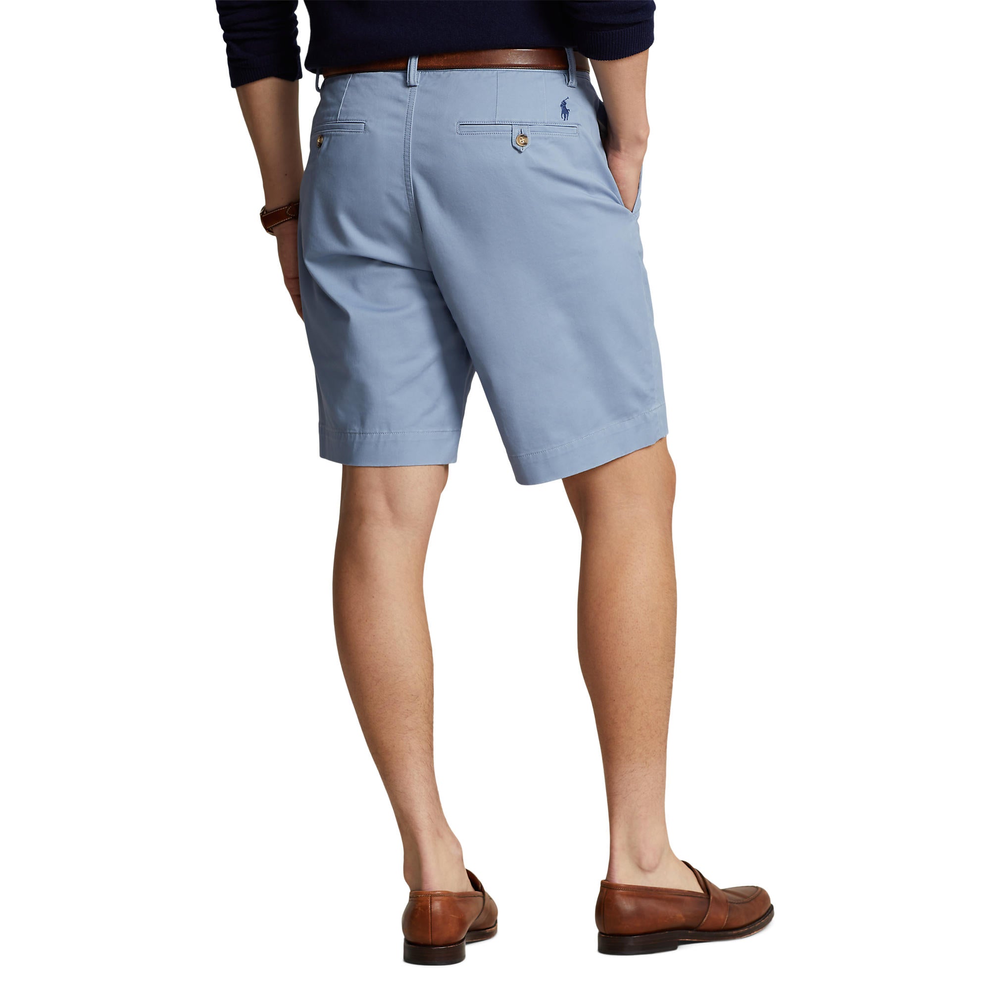 Bermuda en coton bleu