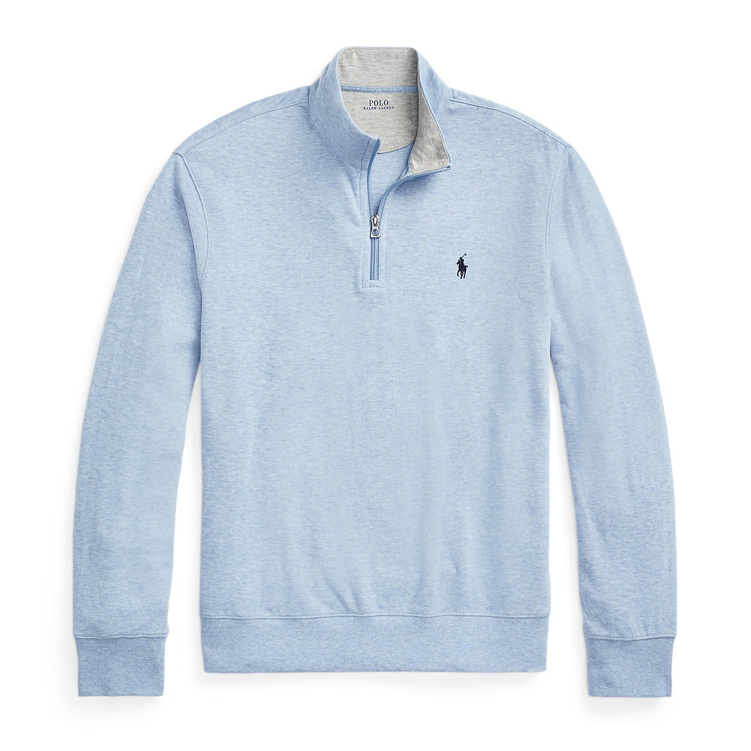 Pull en coton quart de zip