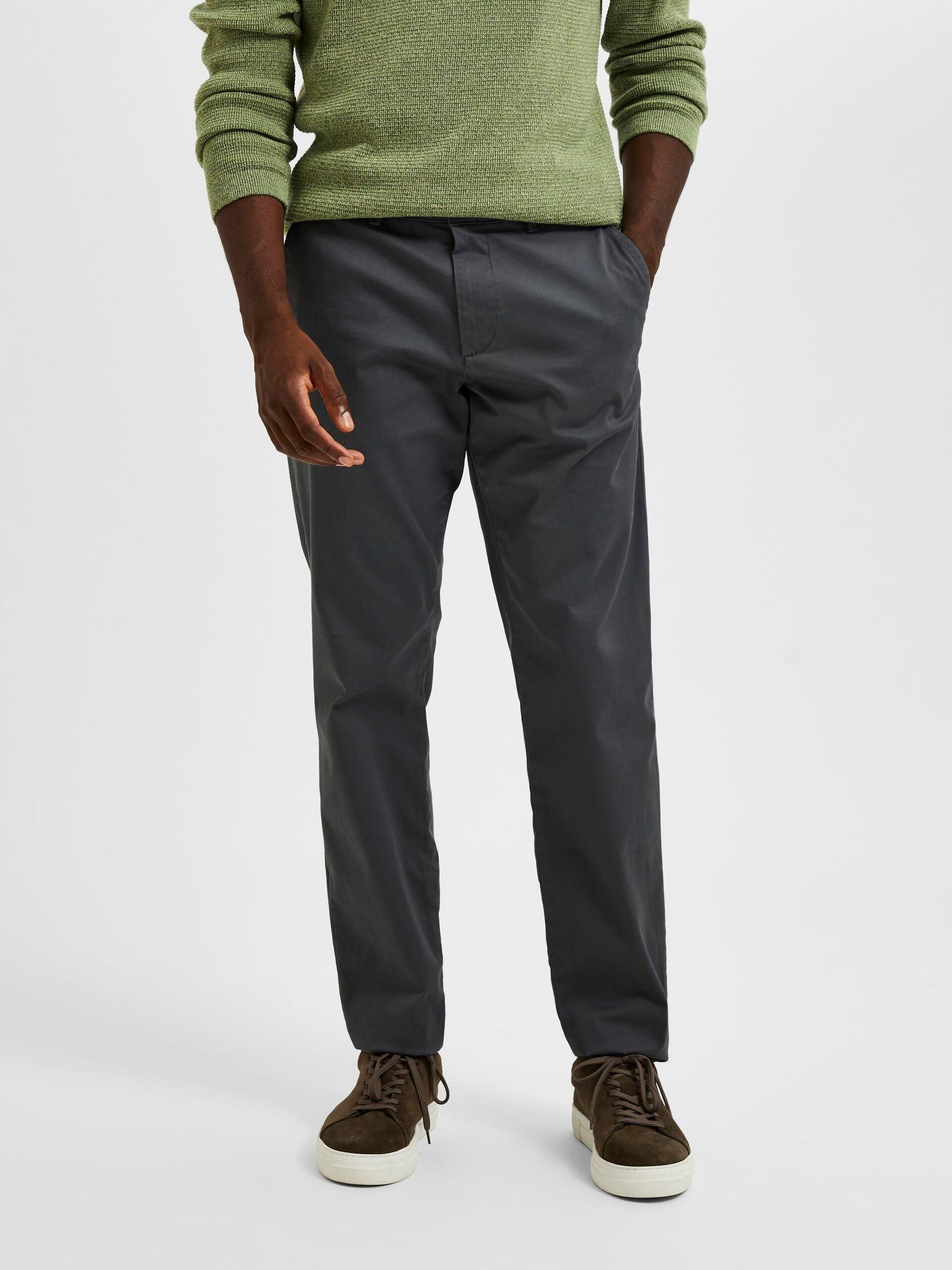 Pantalon stretch charcoal