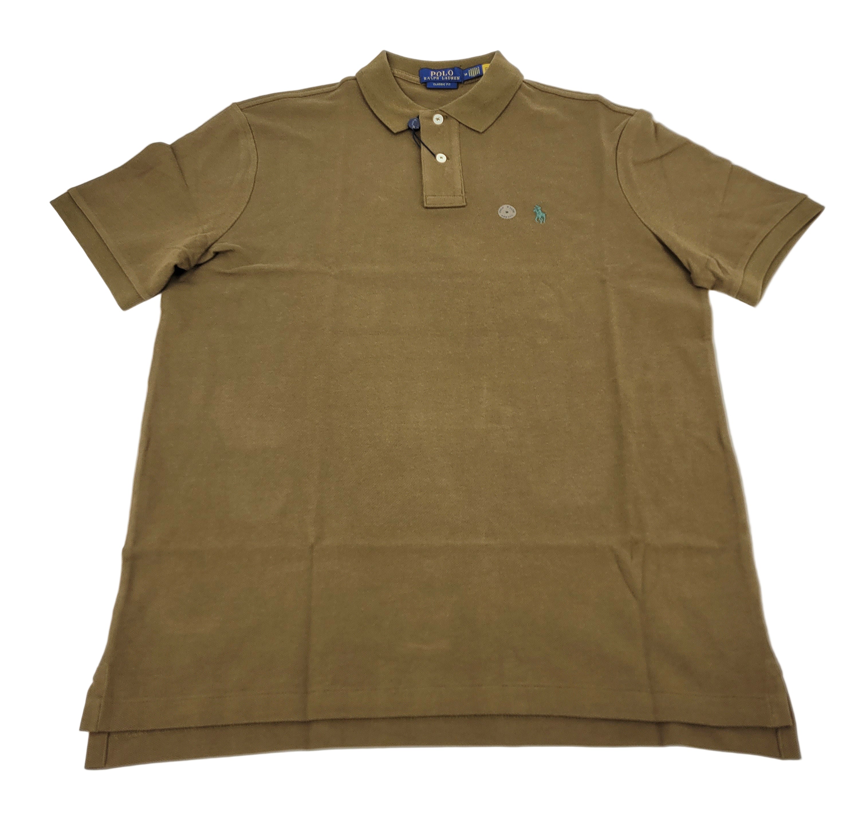 Polo piqué classique brun