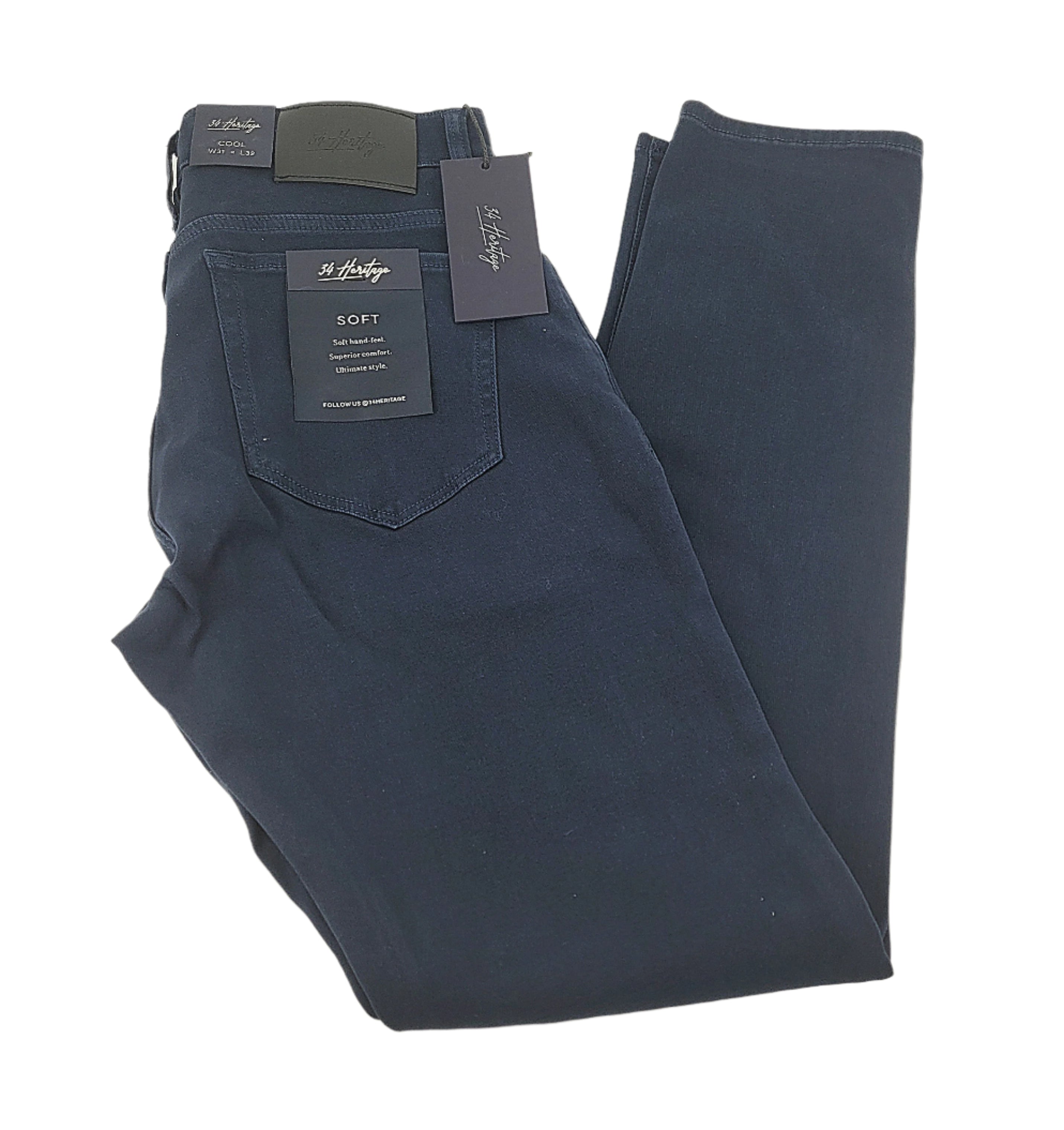 Jeans marine foncé ajusté
