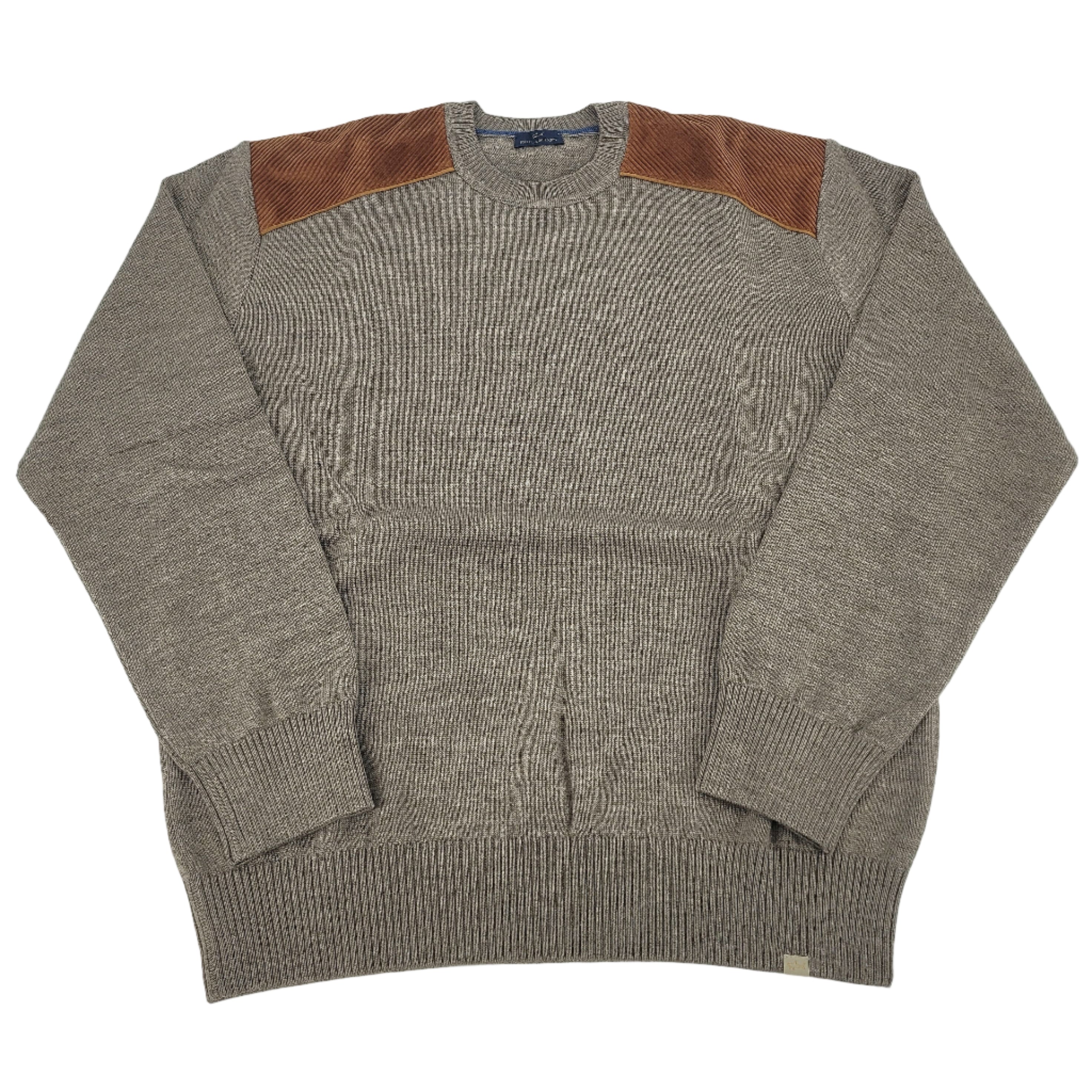 pull col rond en laine