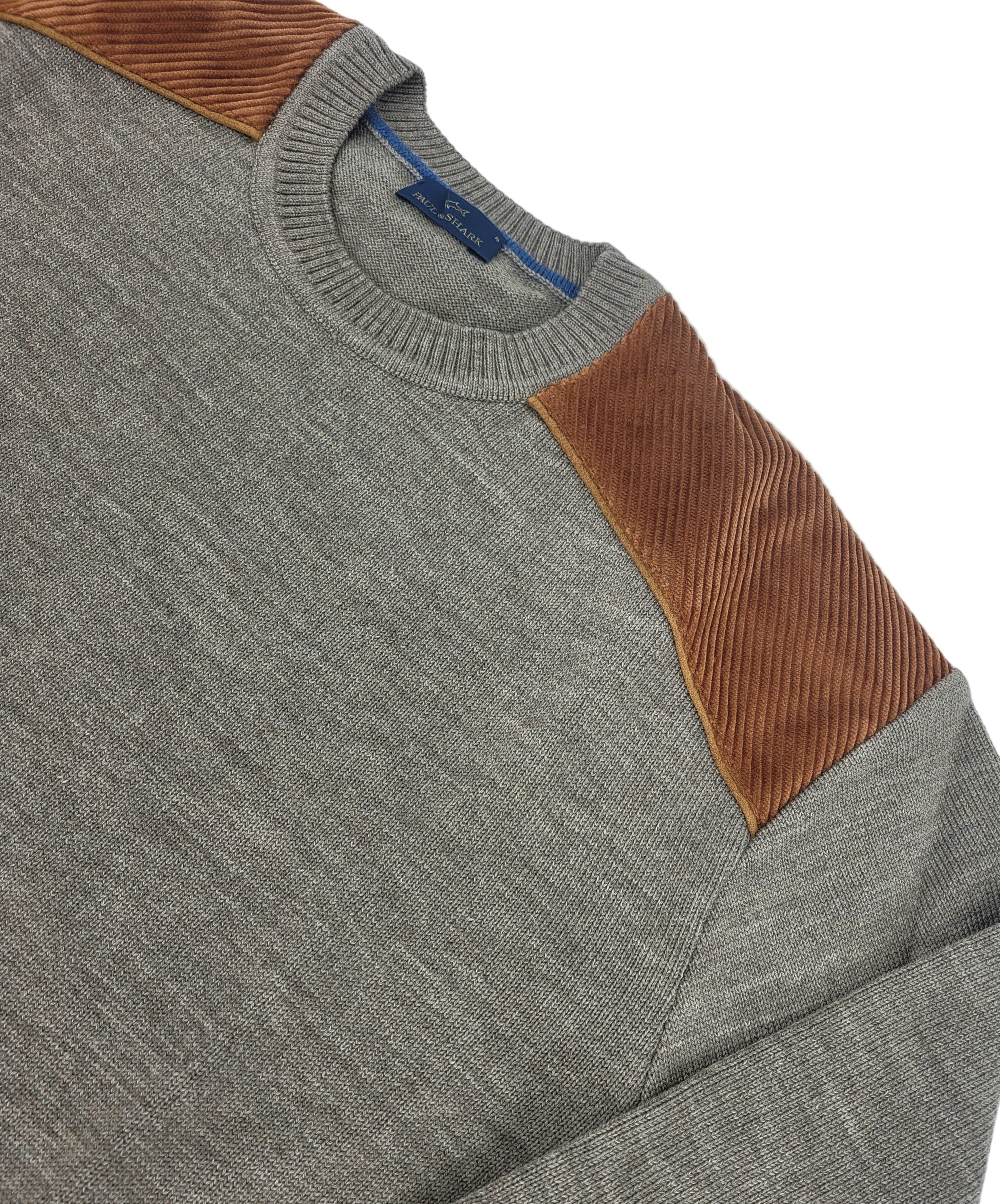 pull col rond en laine