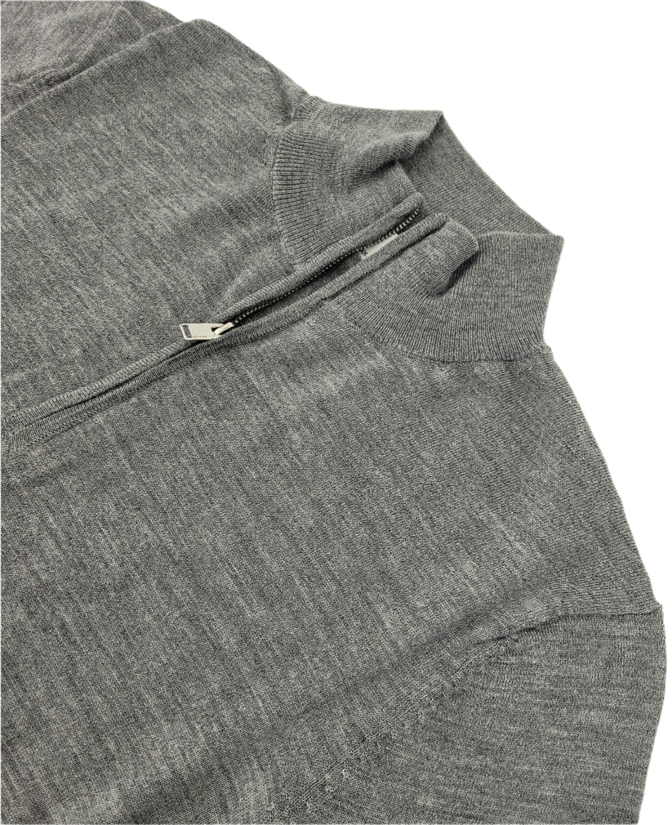Pull quart de zip en laine de mérinos