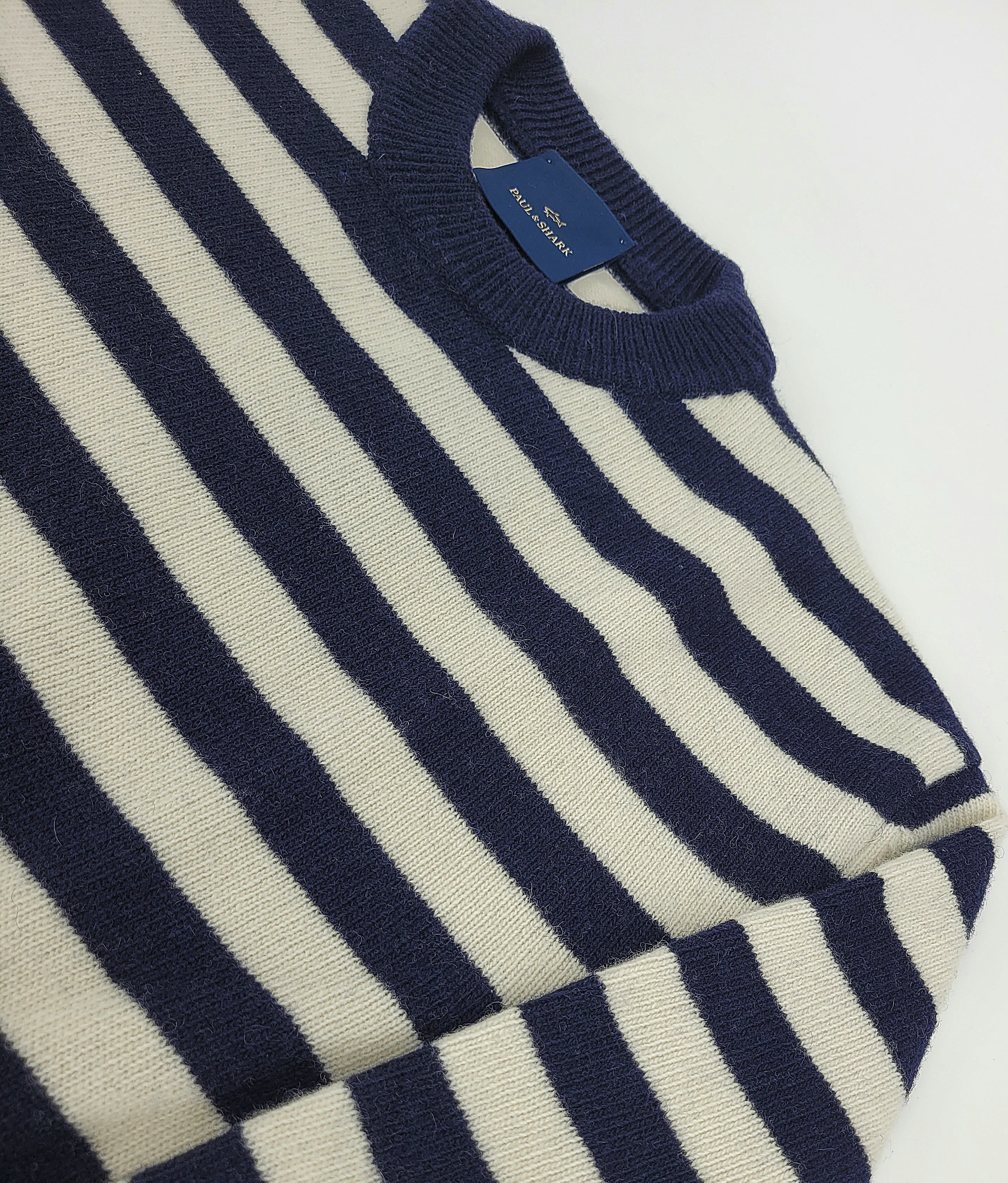 Pull de laine ligné