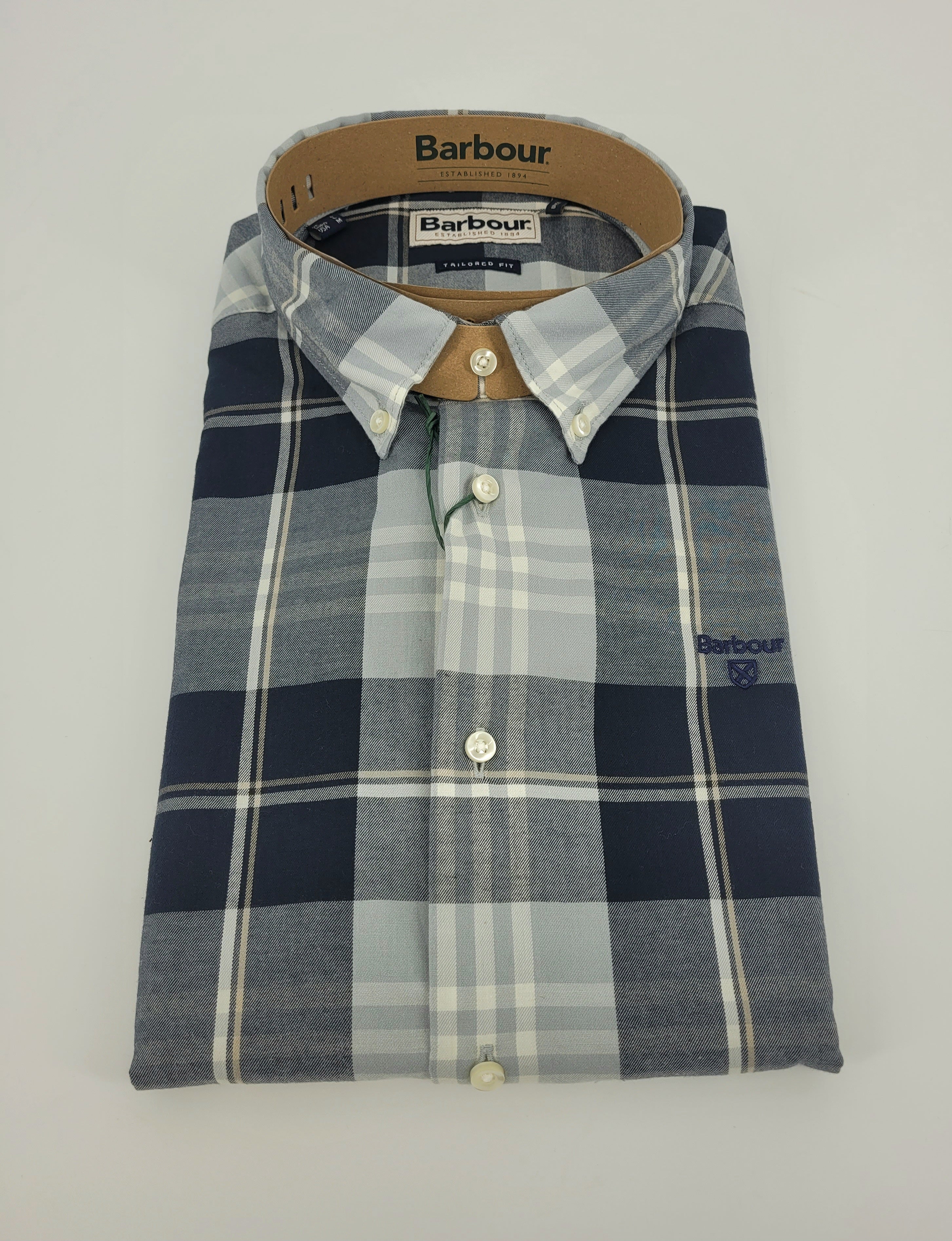 Chemise tartan bleu