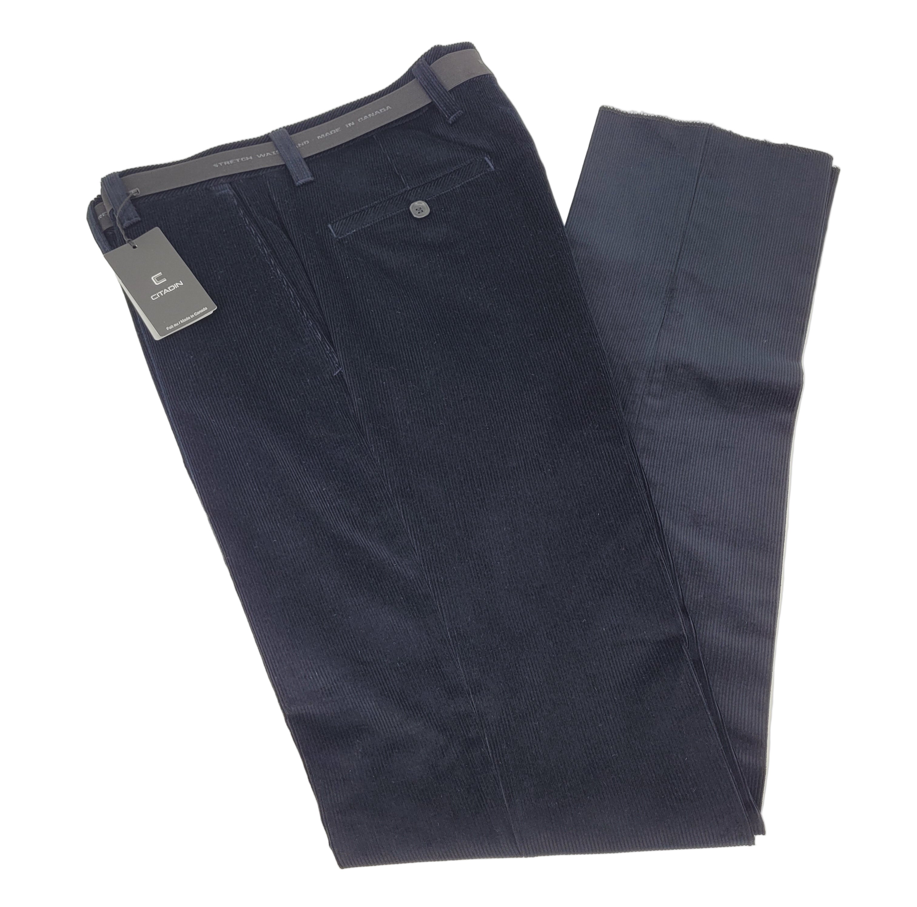 Pantalon de coton style corduroy
