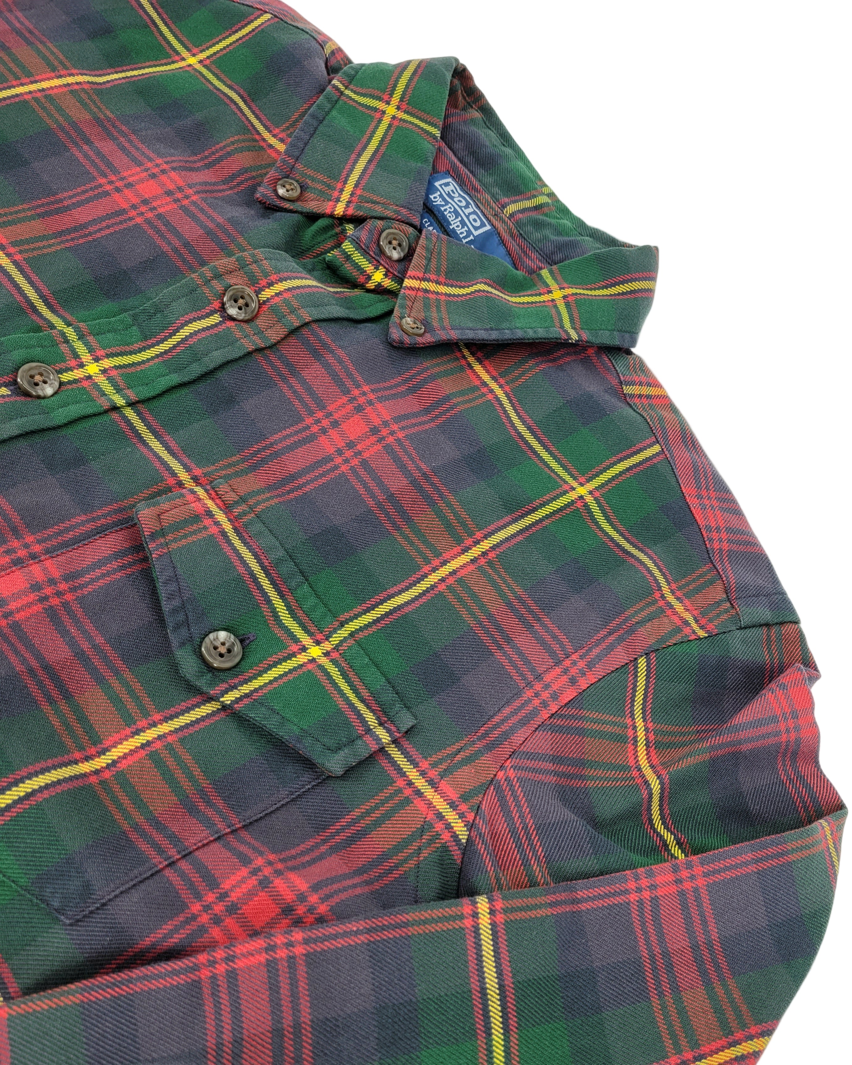 Chemise motif tartan classique.