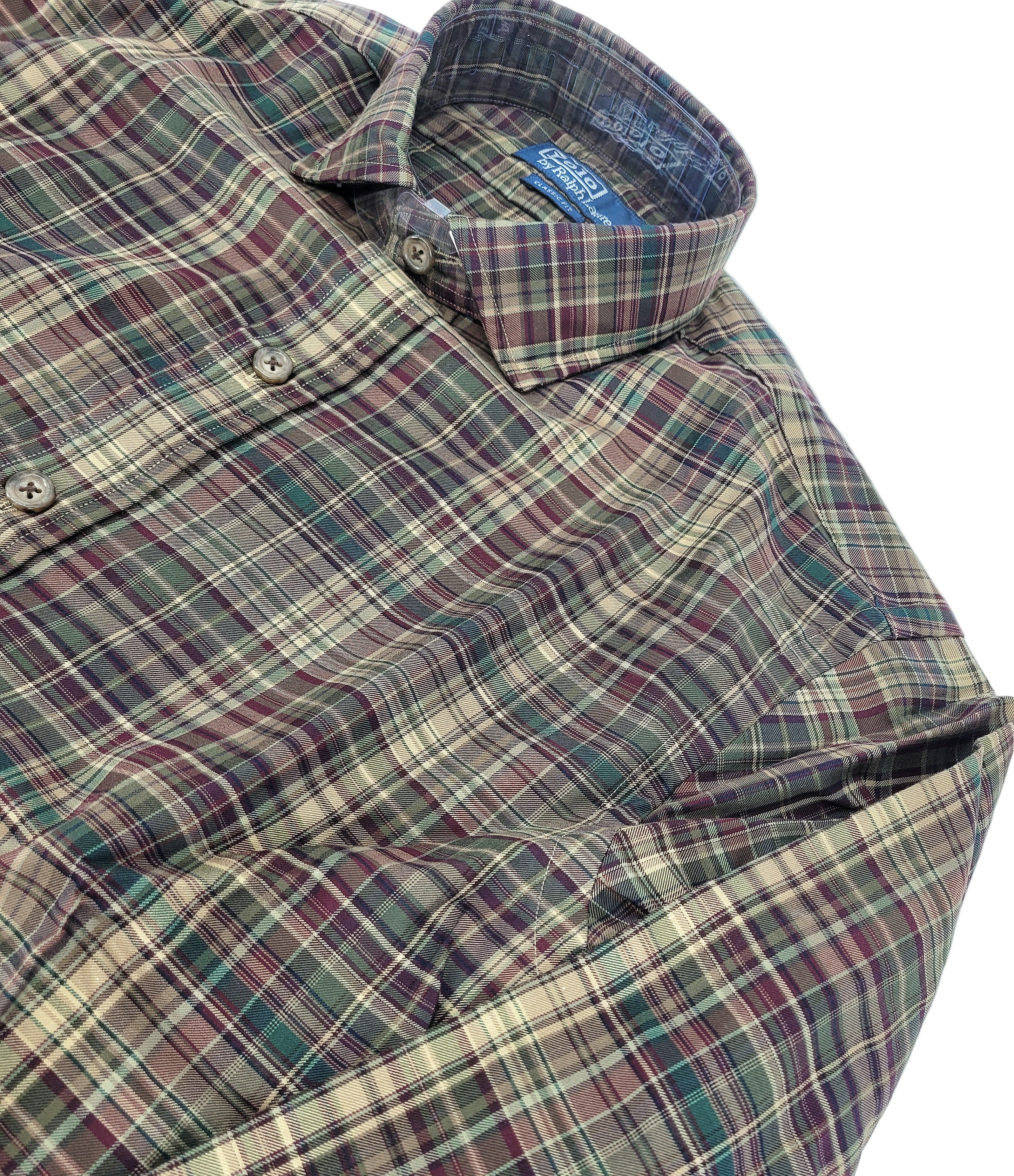 Chemise à carreaux en coton