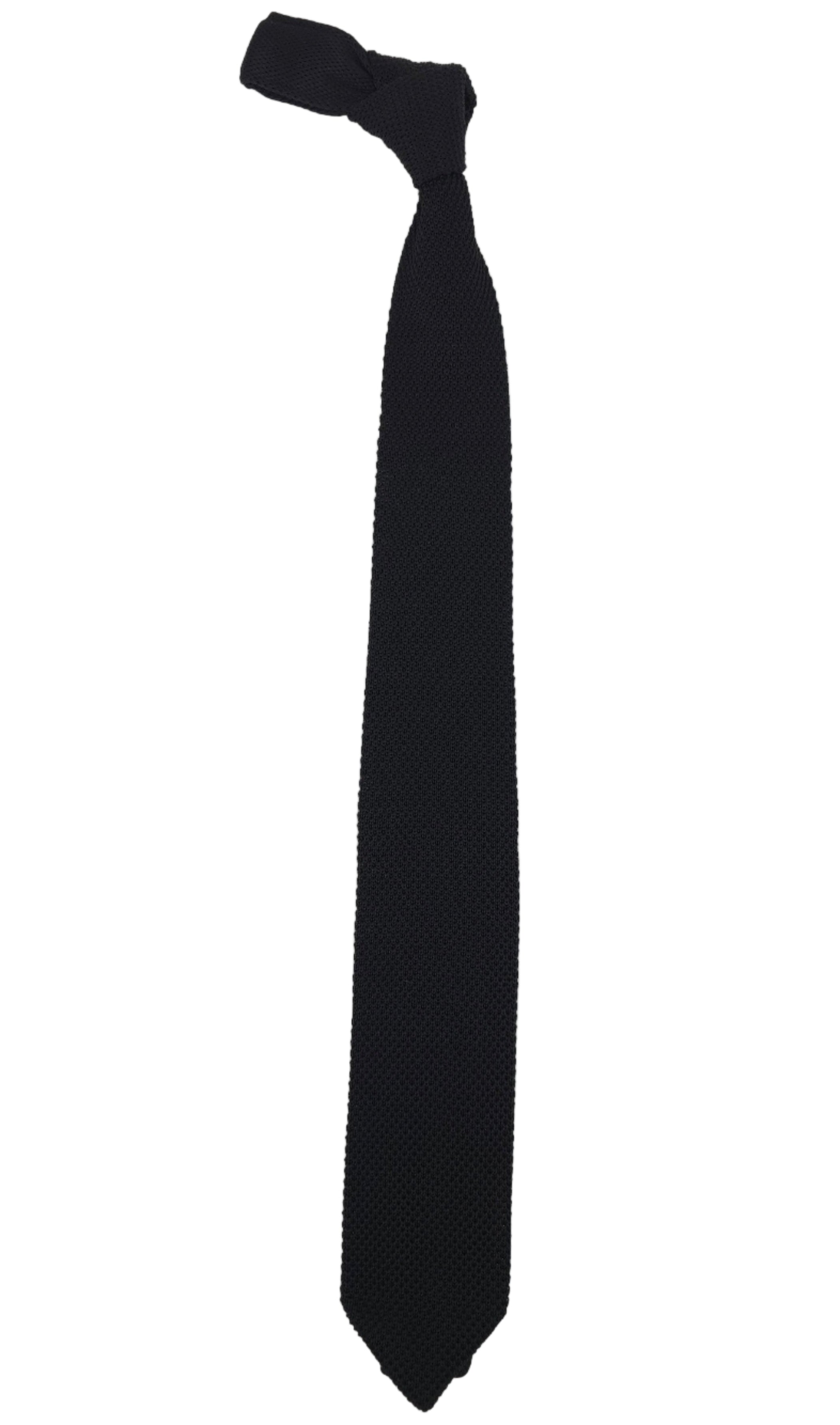 Cravate tricotée (Knit Tie) noir