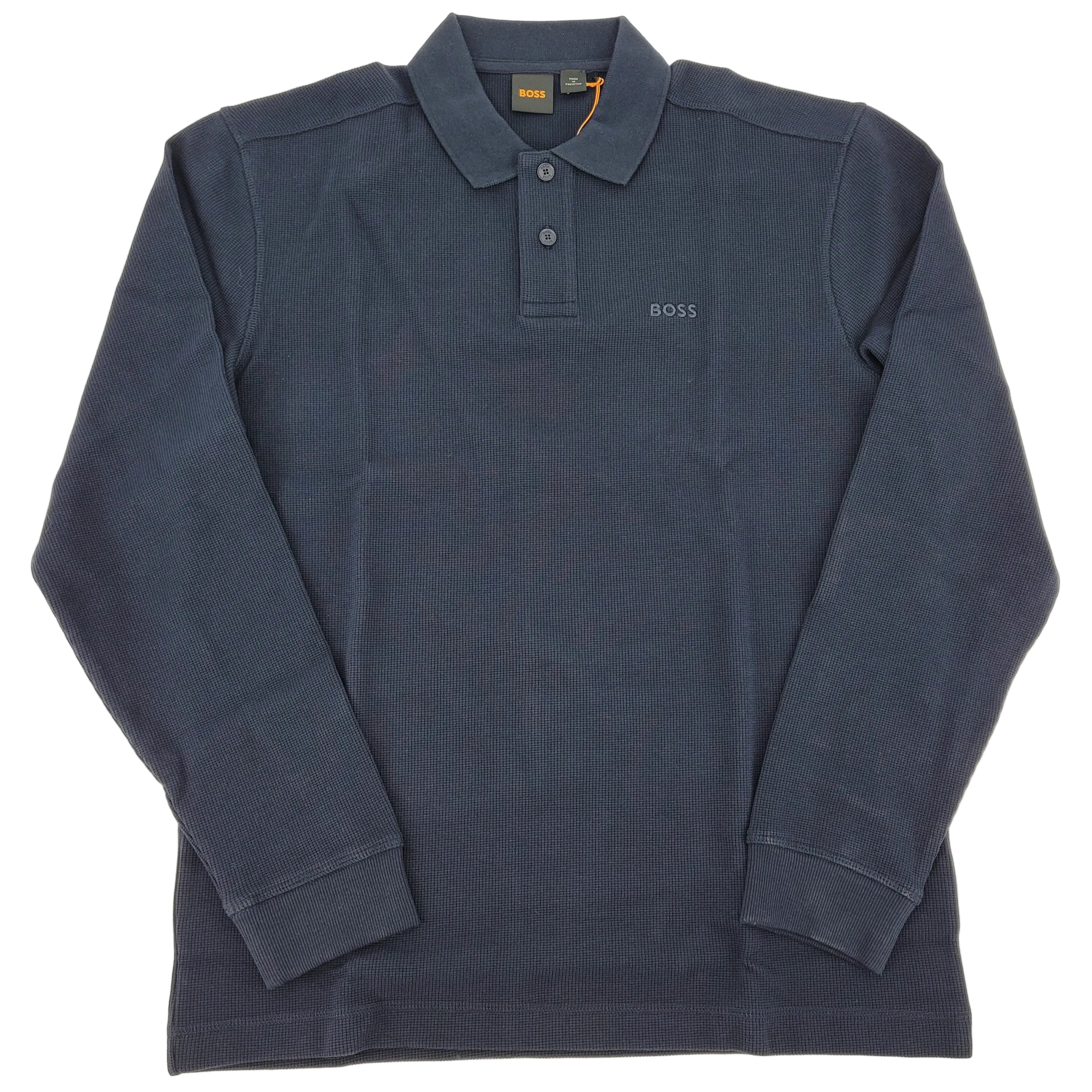 Polo manches longues marine