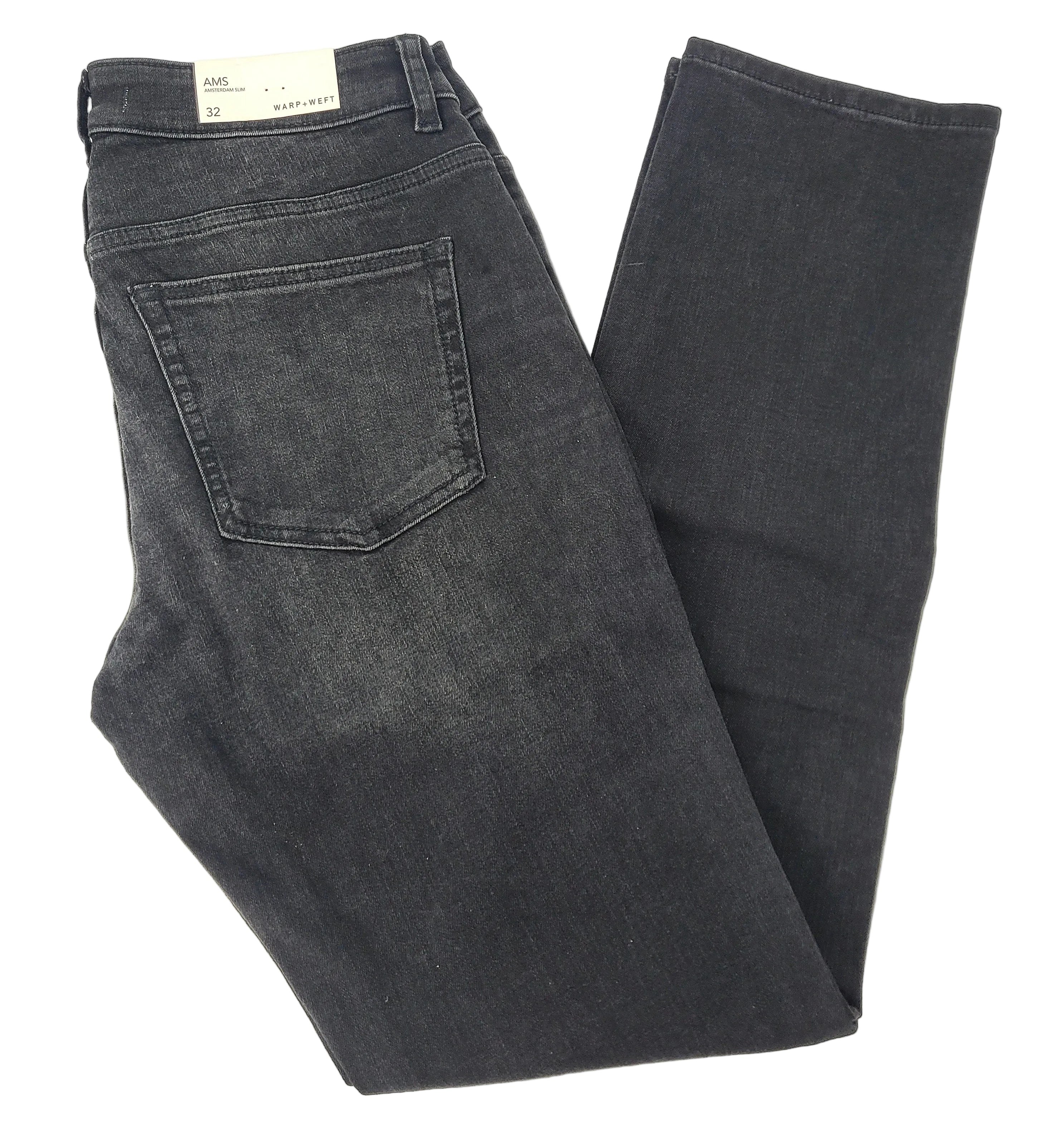 Jeans charcoal ajusté extensible