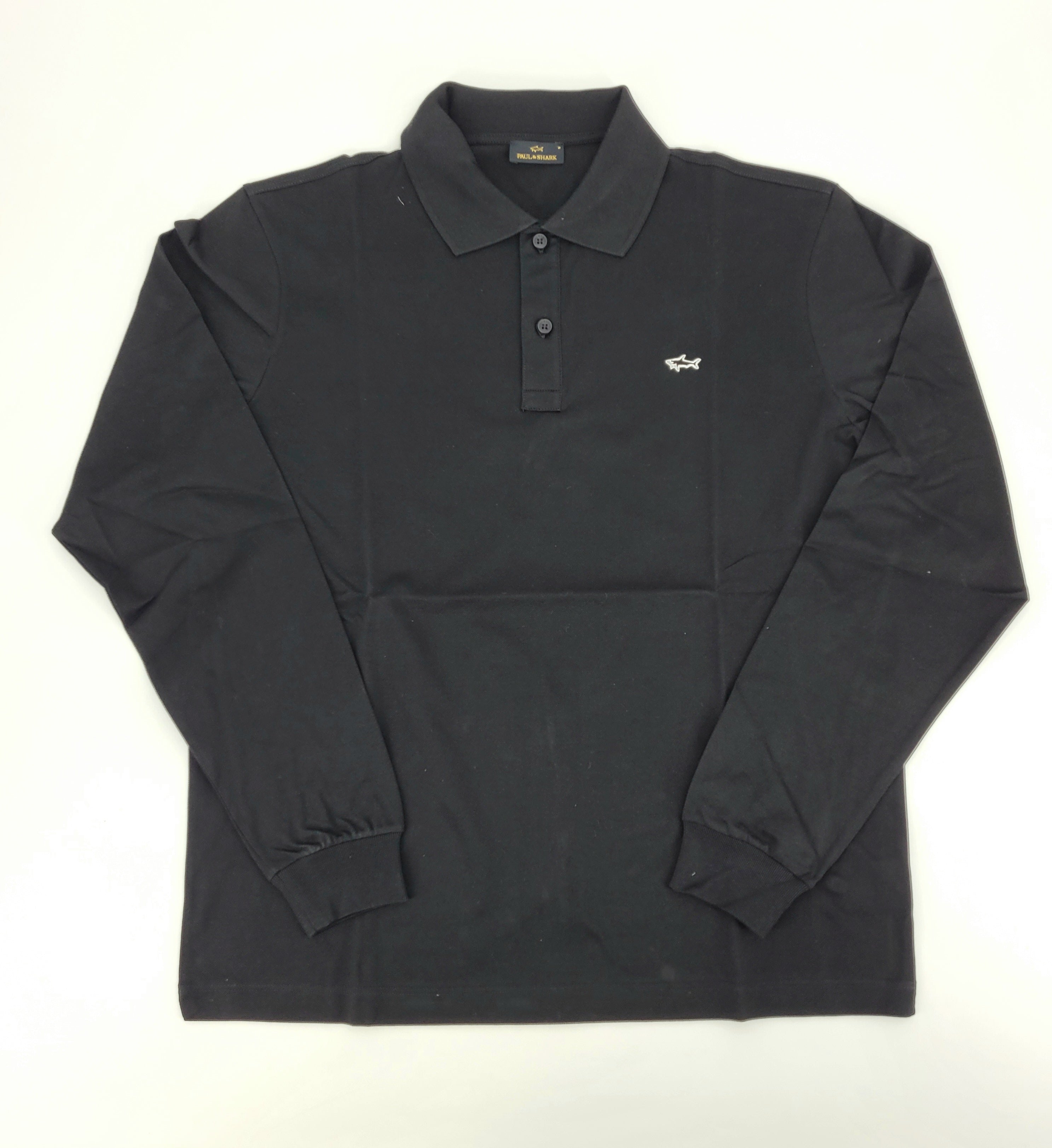 Polo manches longues noir
