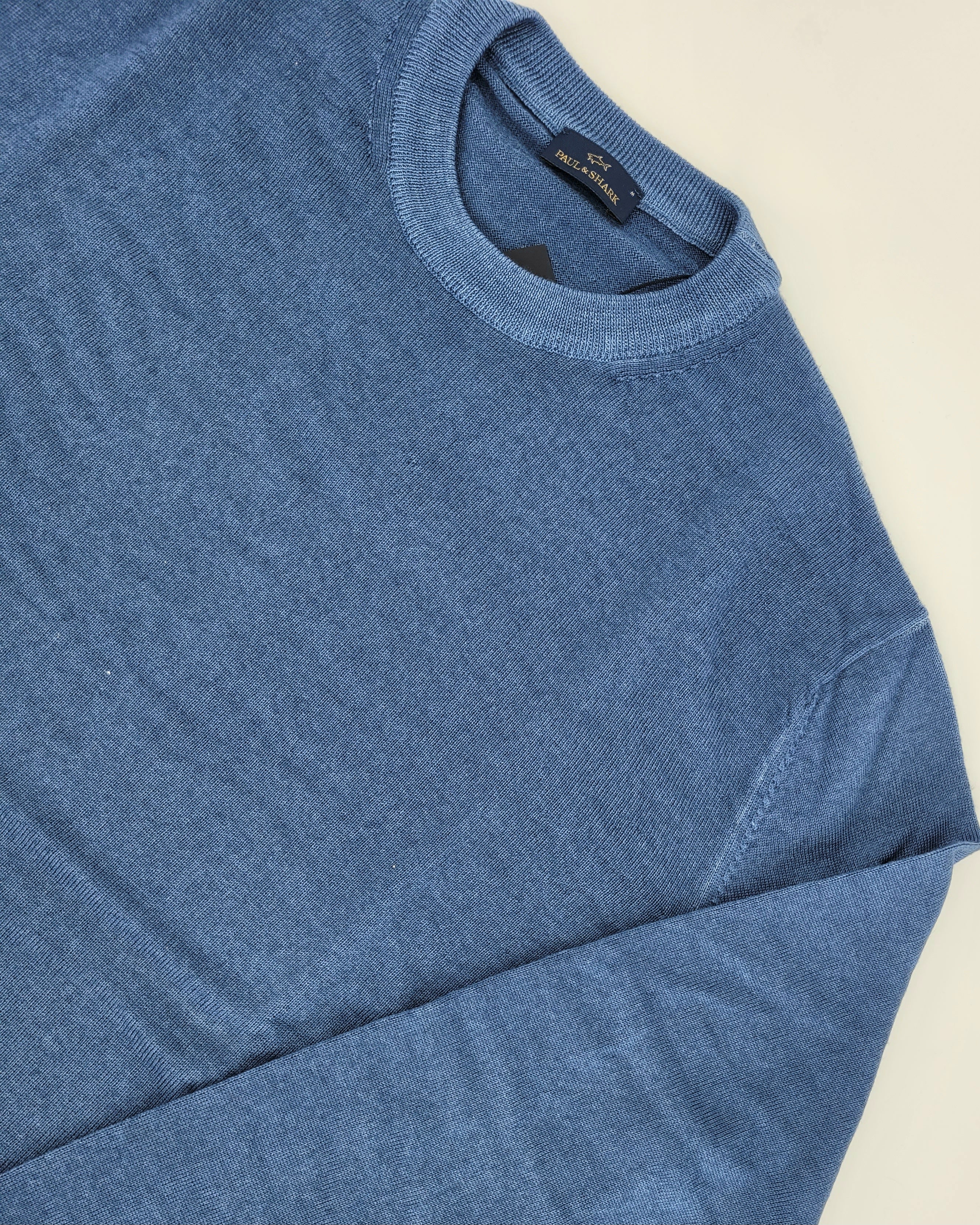 Pull de laine d'été bleu acqua