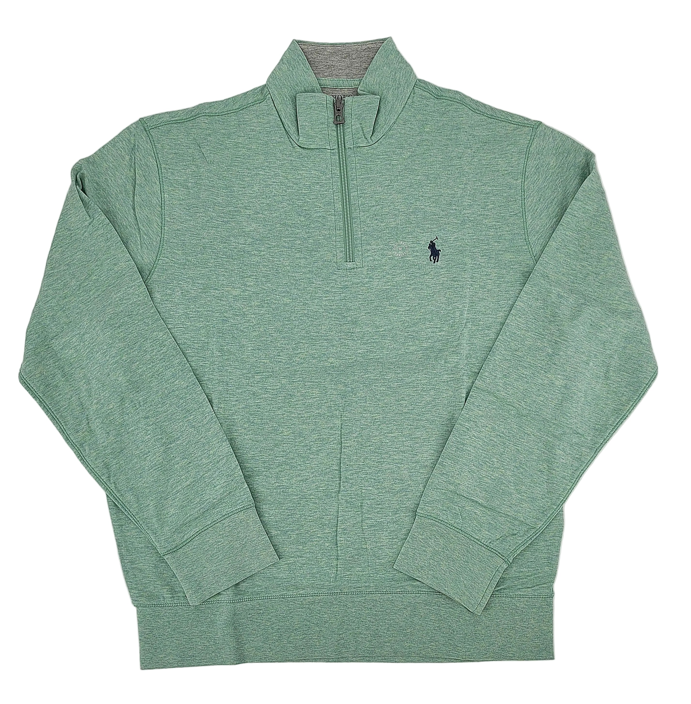 Pull demi-zip en coton