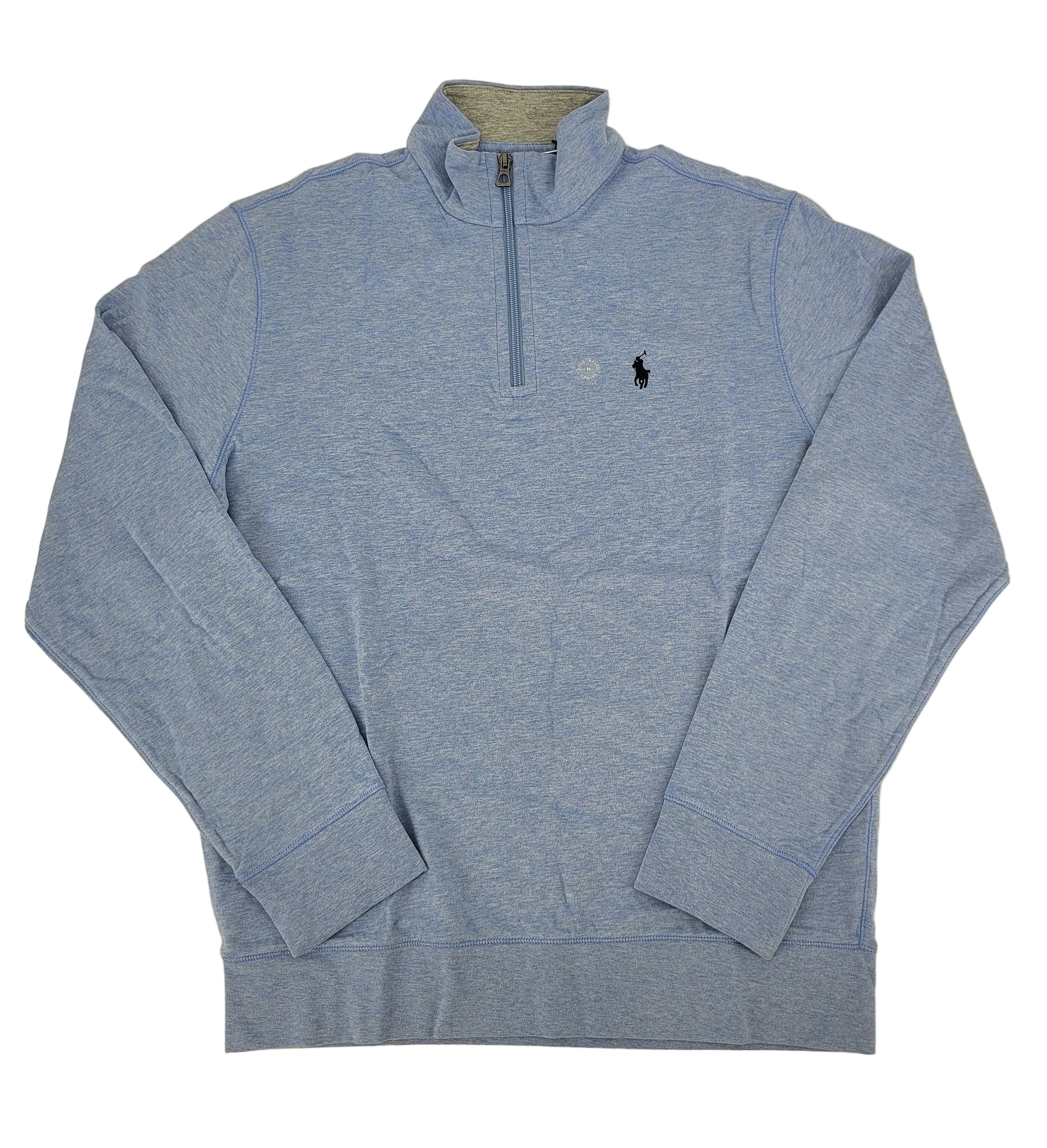 Pull demi-zip en coton