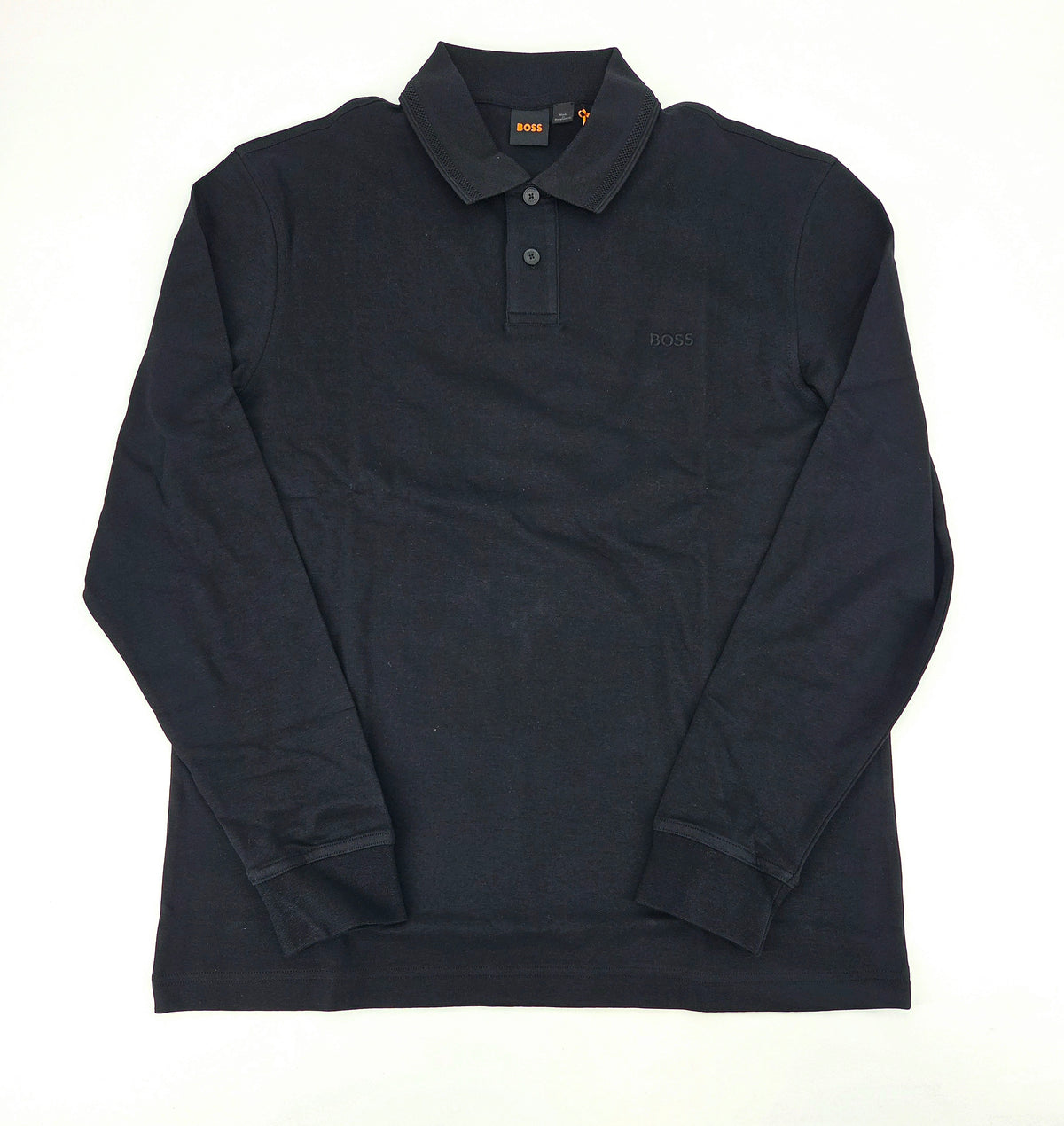 Polo manches longues noir