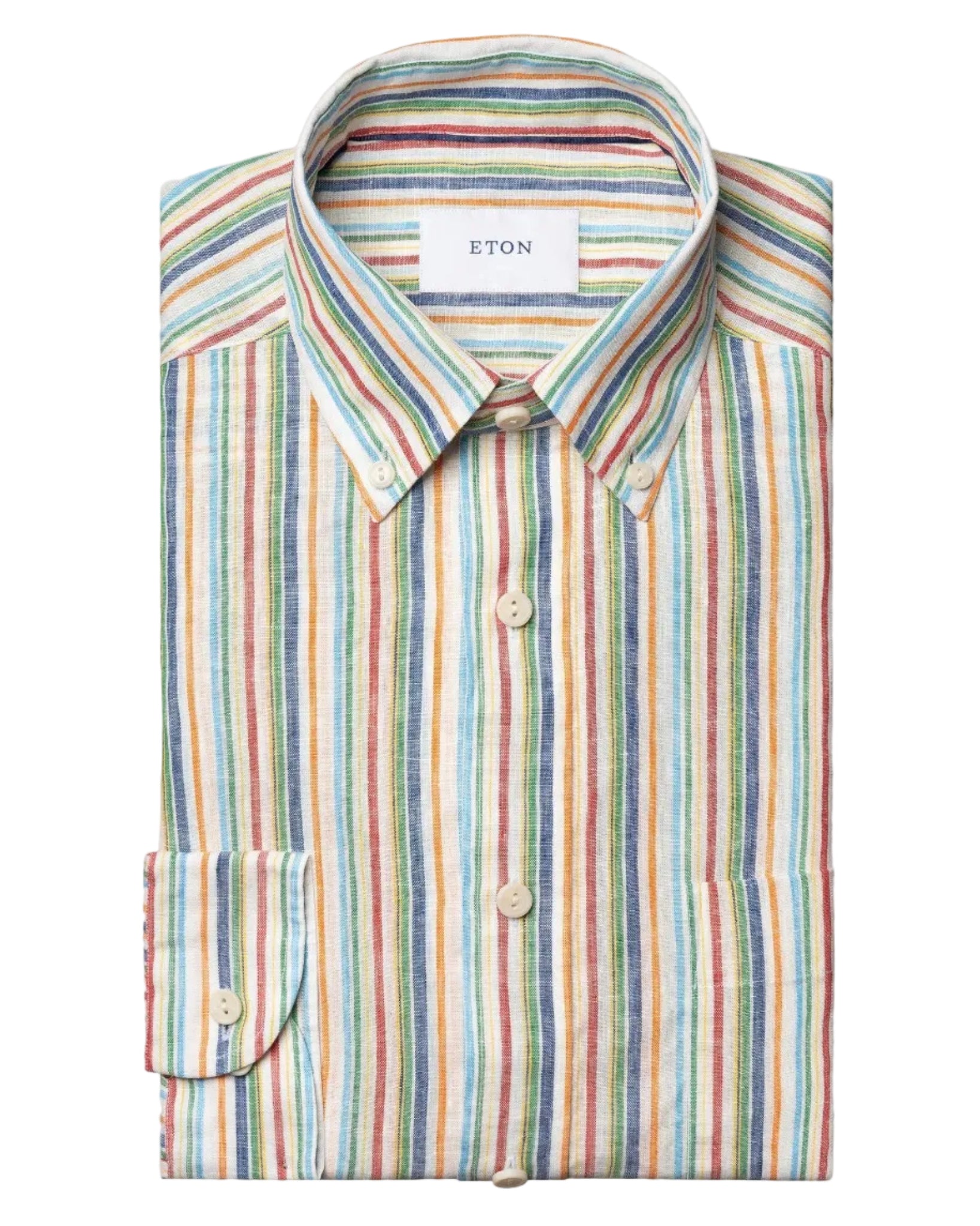 Chemise de lin rayée