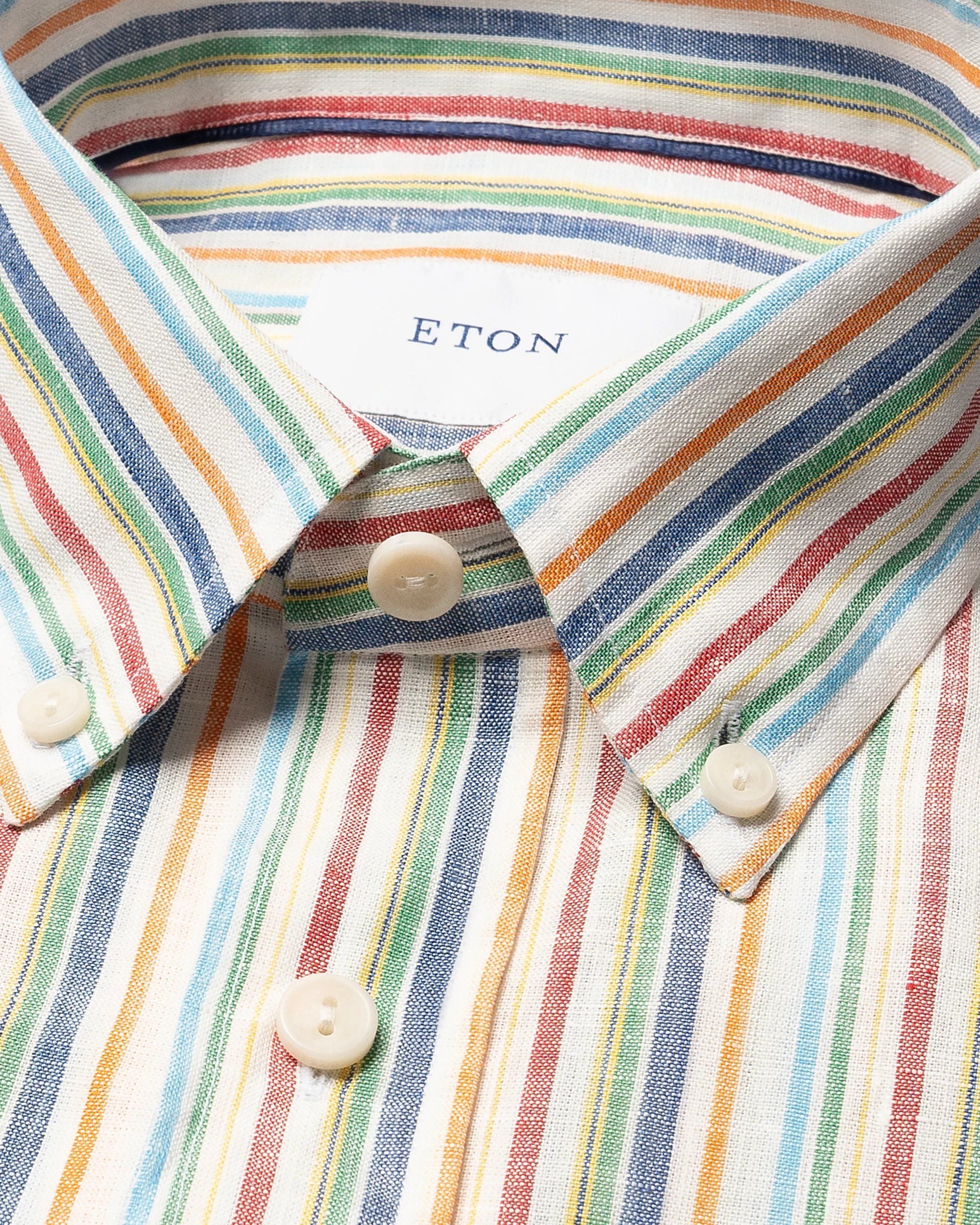 Chemise de lin rayée