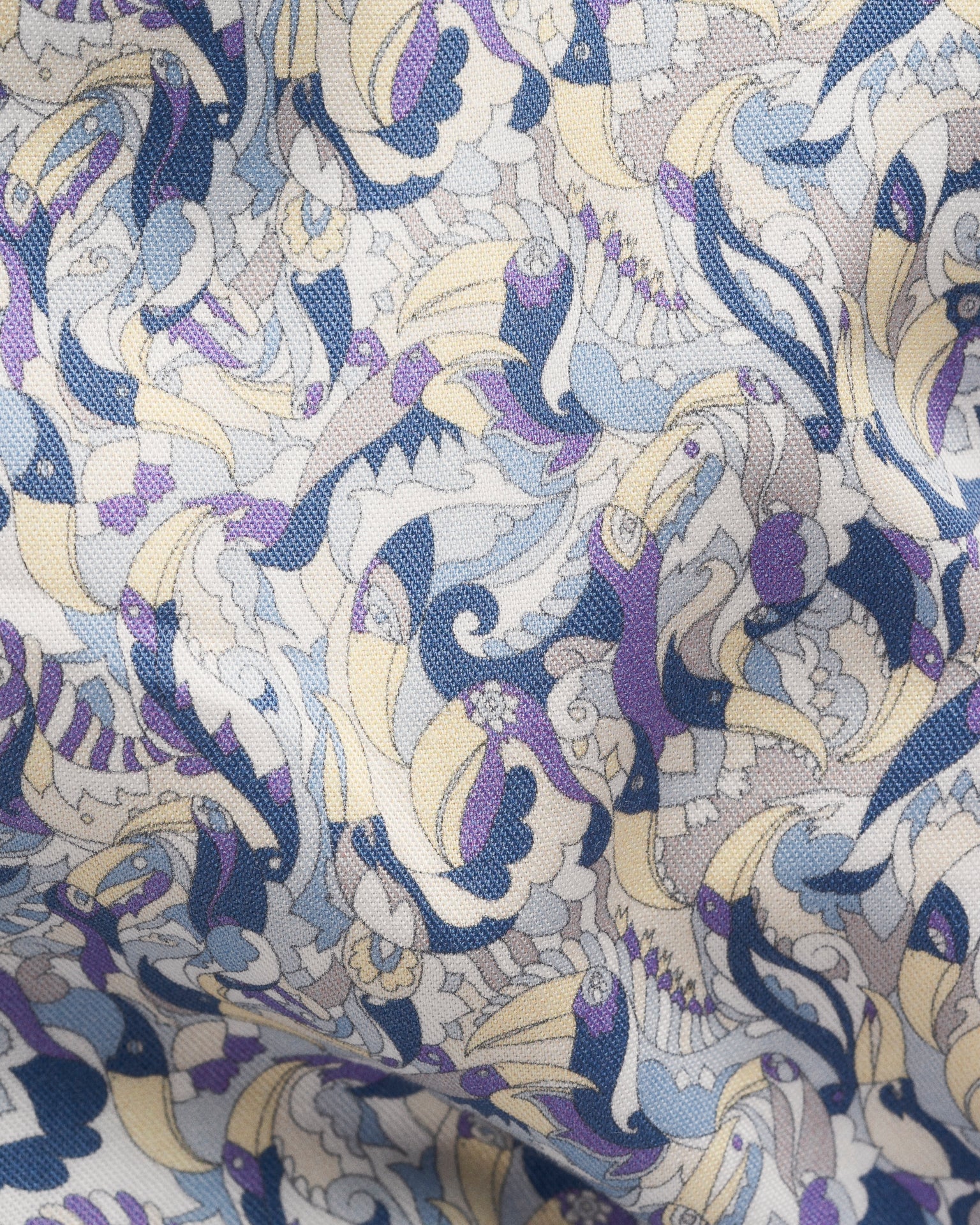 Chemise à motifs Parrots