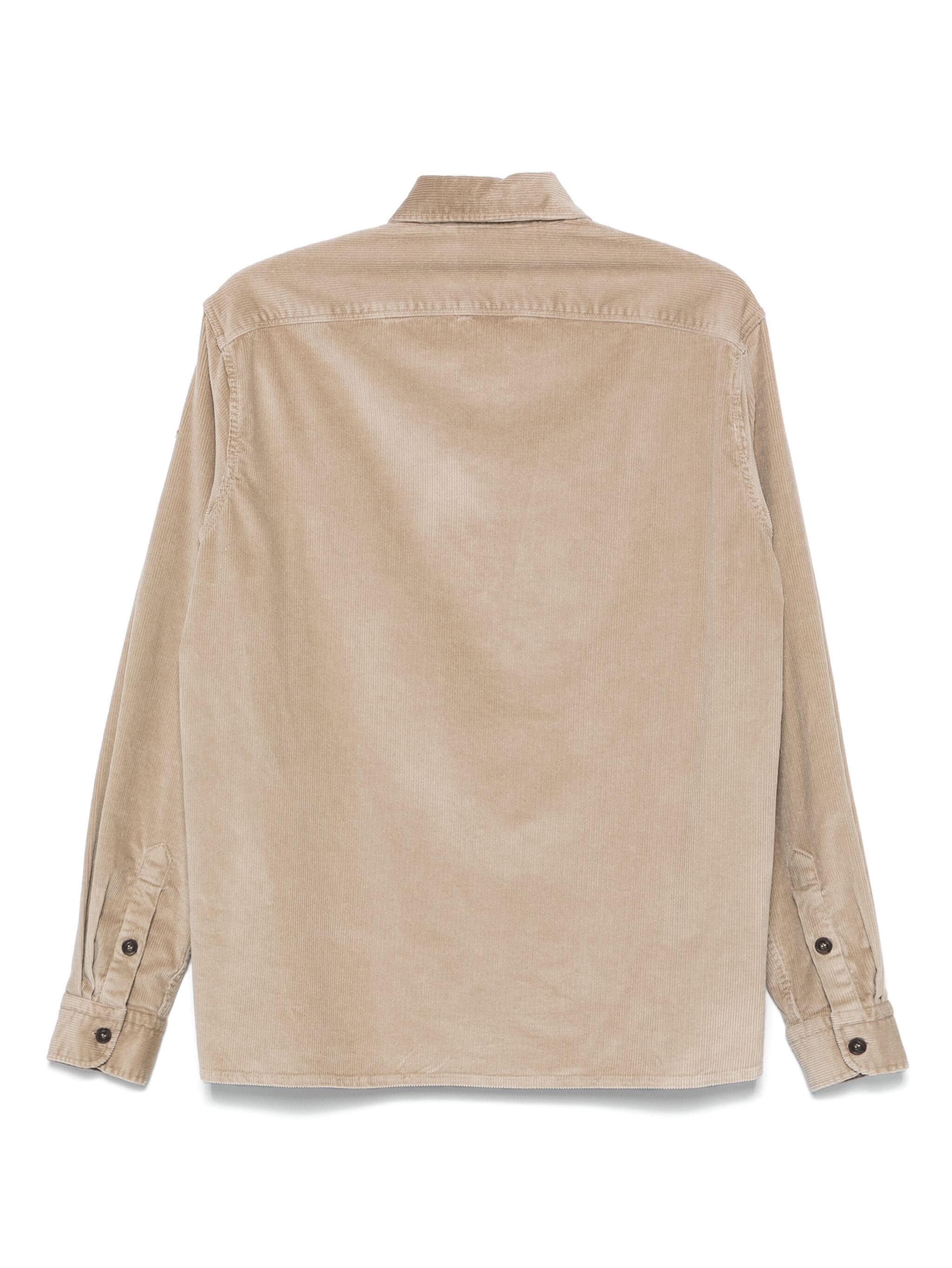 Sur-chemise beige avec logo moon de Paul & Shark