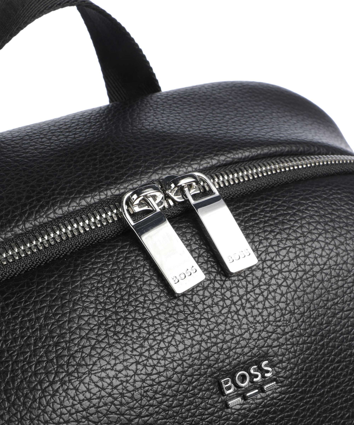 Sac à dos en cuir noir