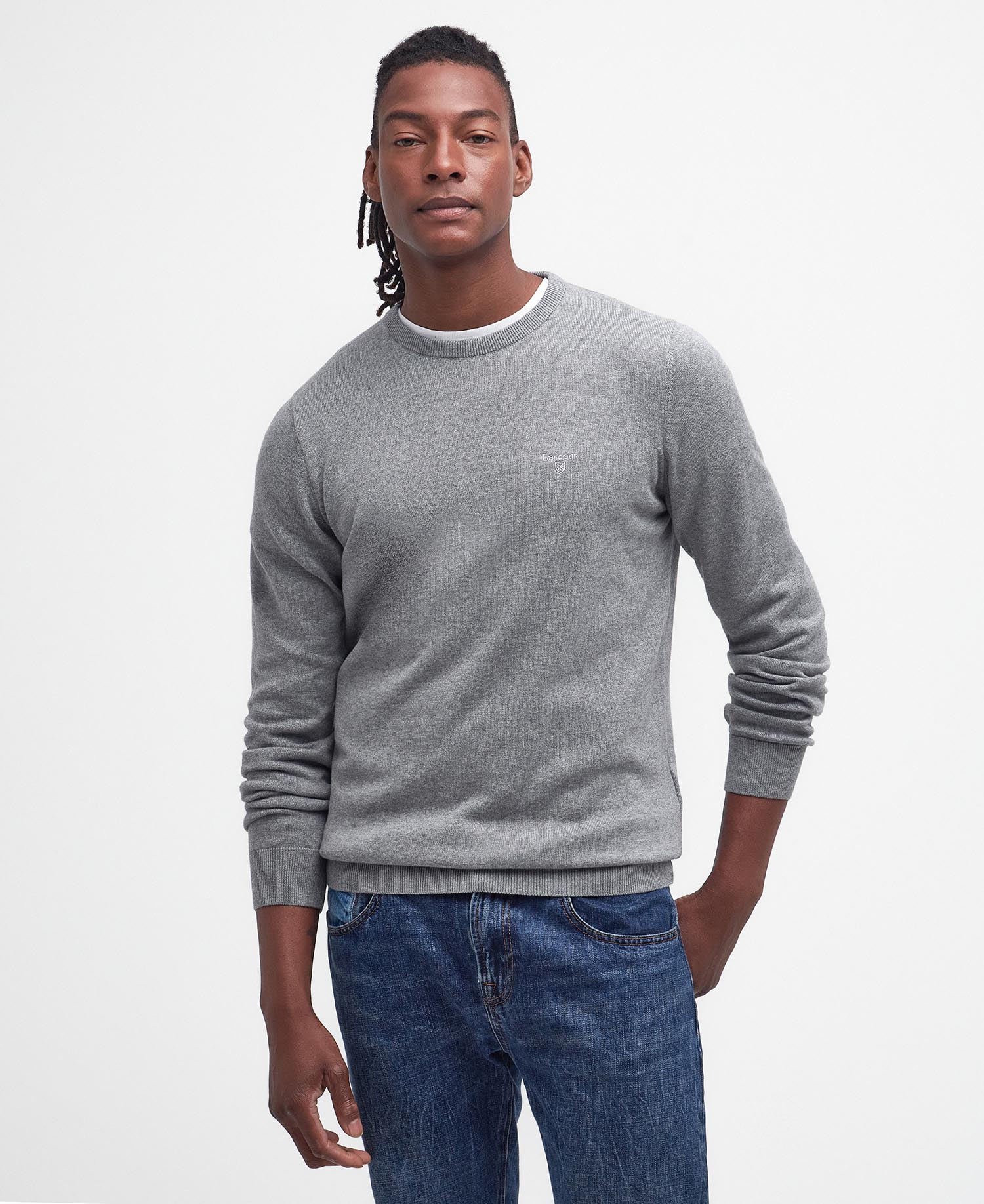 Pull de coton col rond