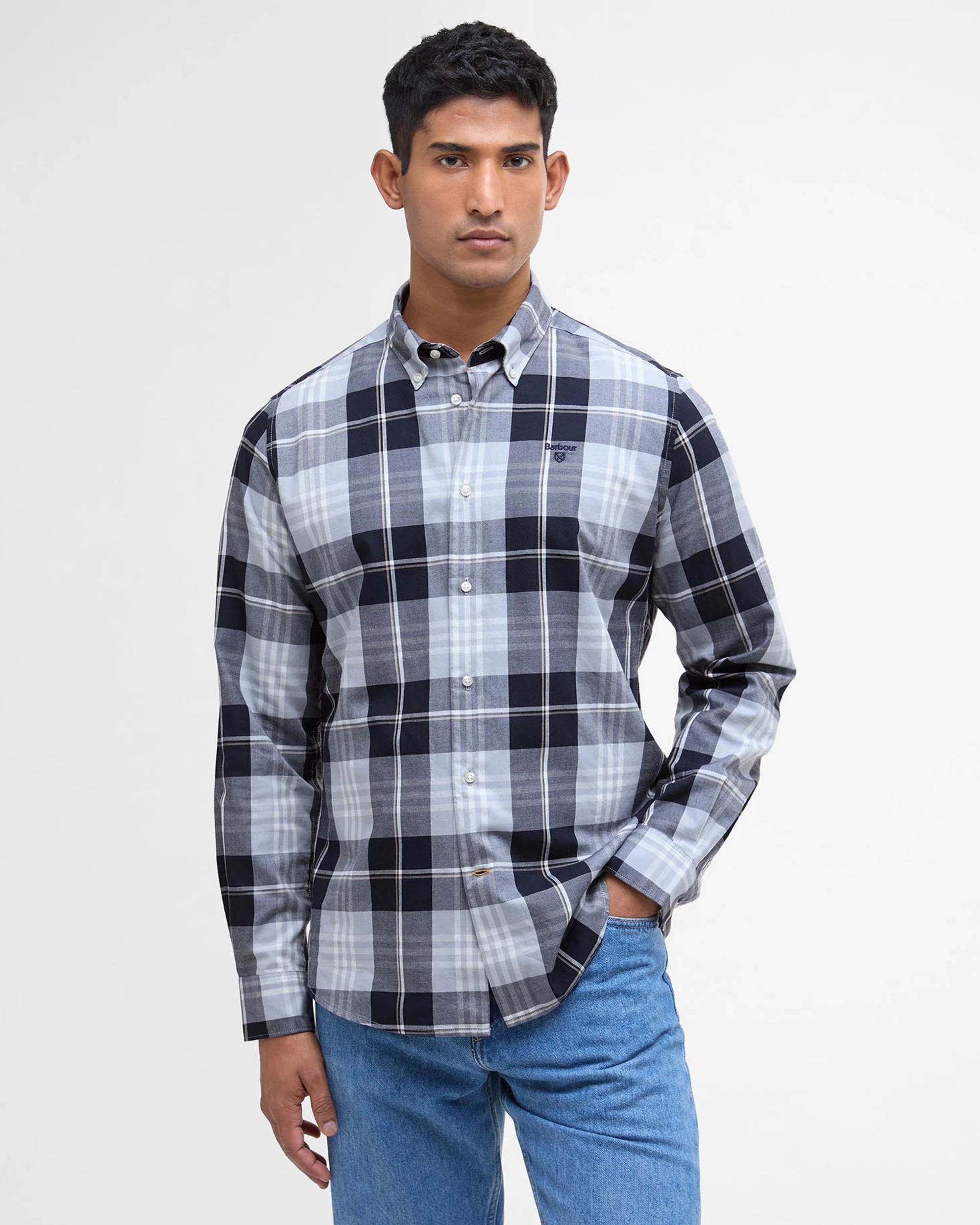 Chemise tartan bleu