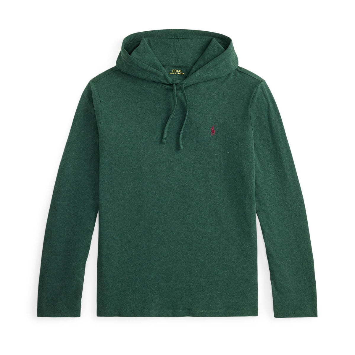 T-shirt manches longues à capuche vert