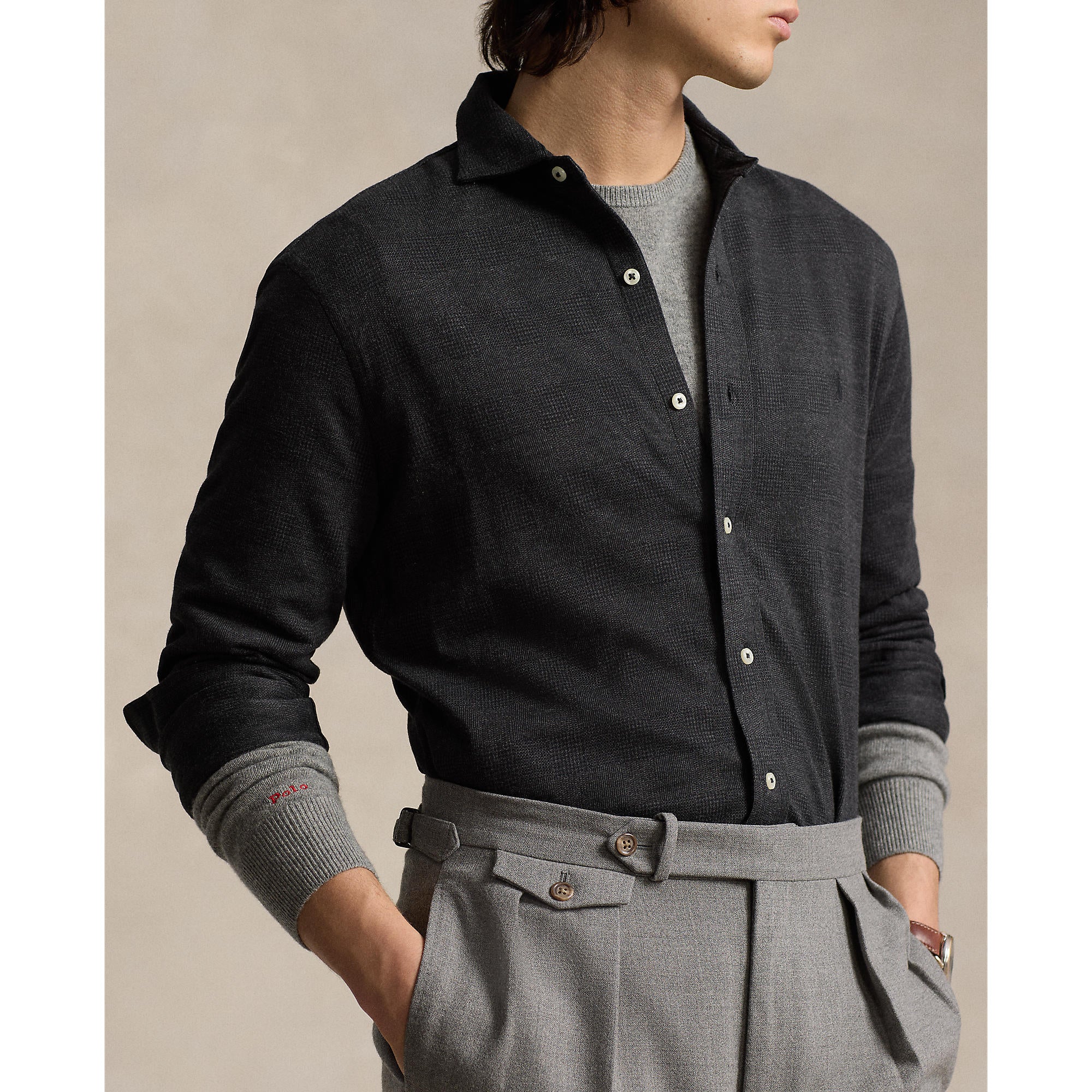 Chemise d’hiver en coton brossé