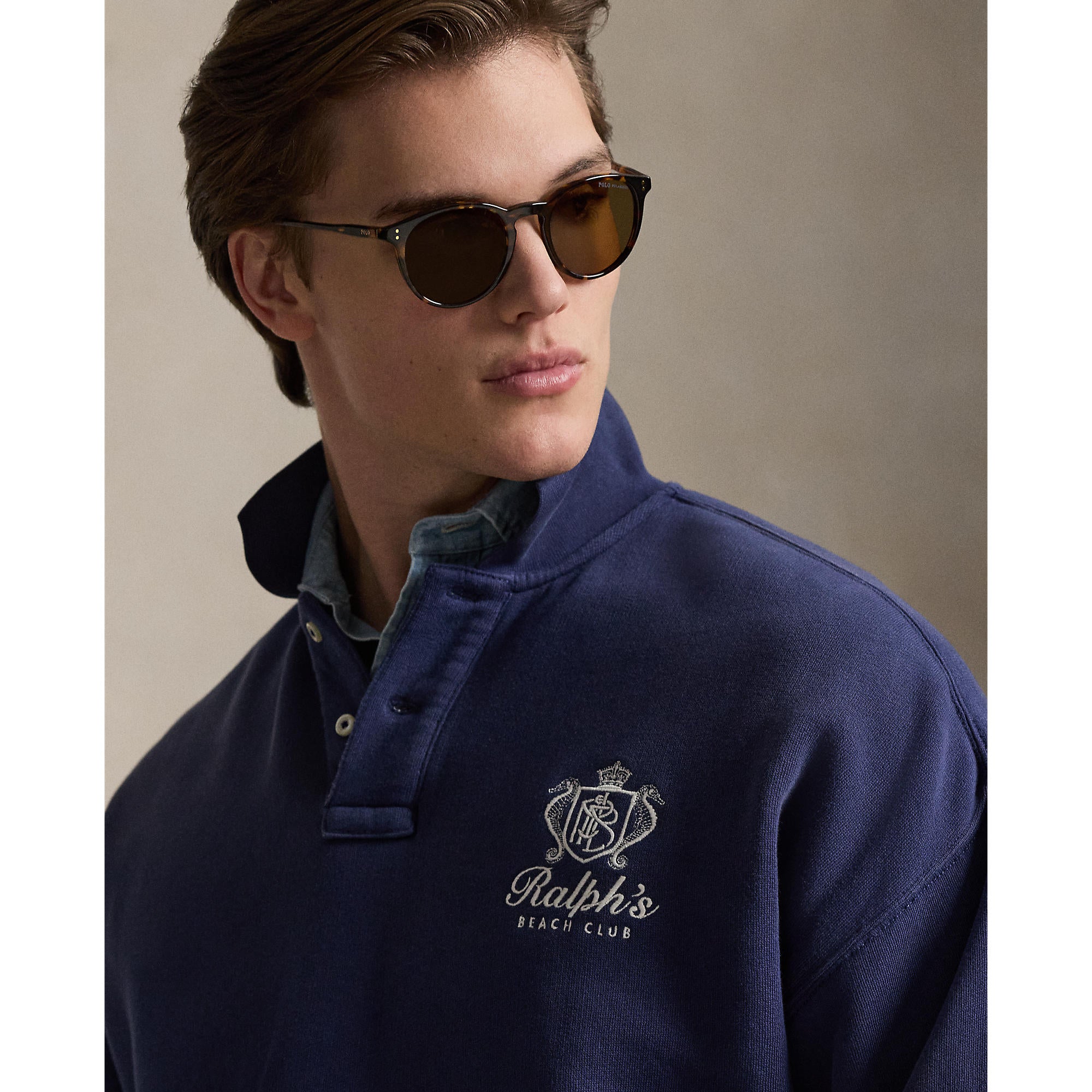 Crewneck graphique en molleton Relaxed Fit