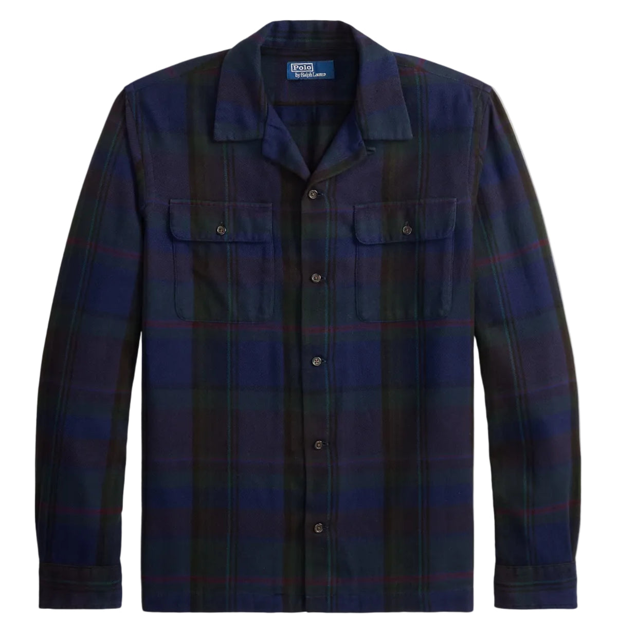 Chemise à carreaux avec empiècements en suède
