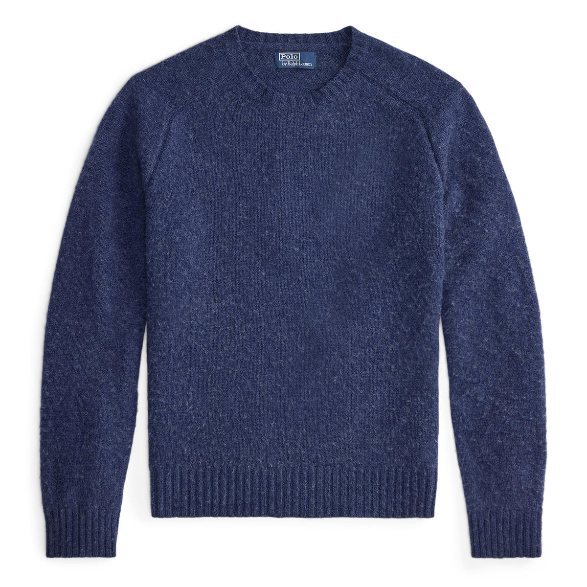 Pull en laine et cachemire avec coudières en daim