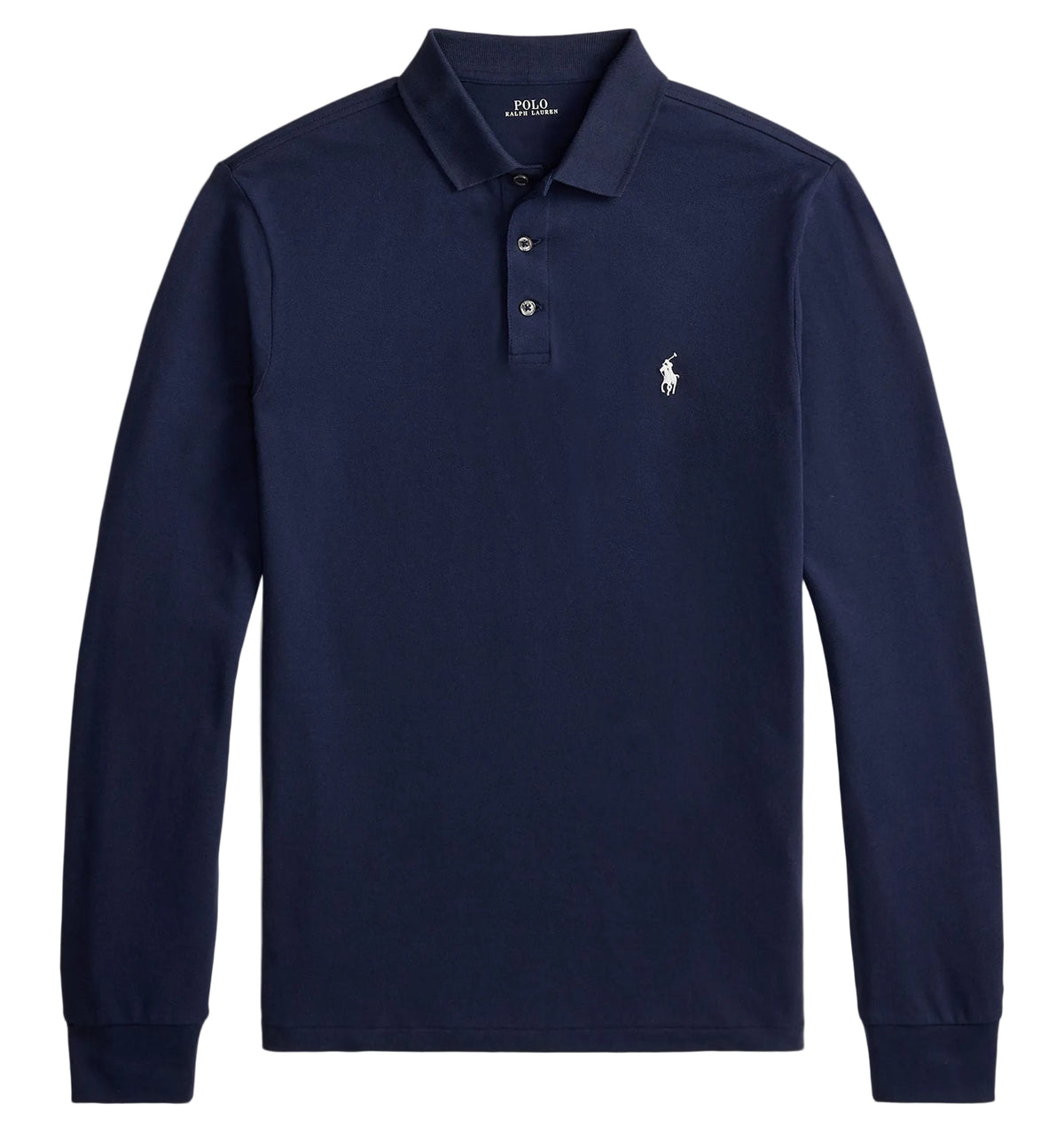 Polo manches longues en coton doux
