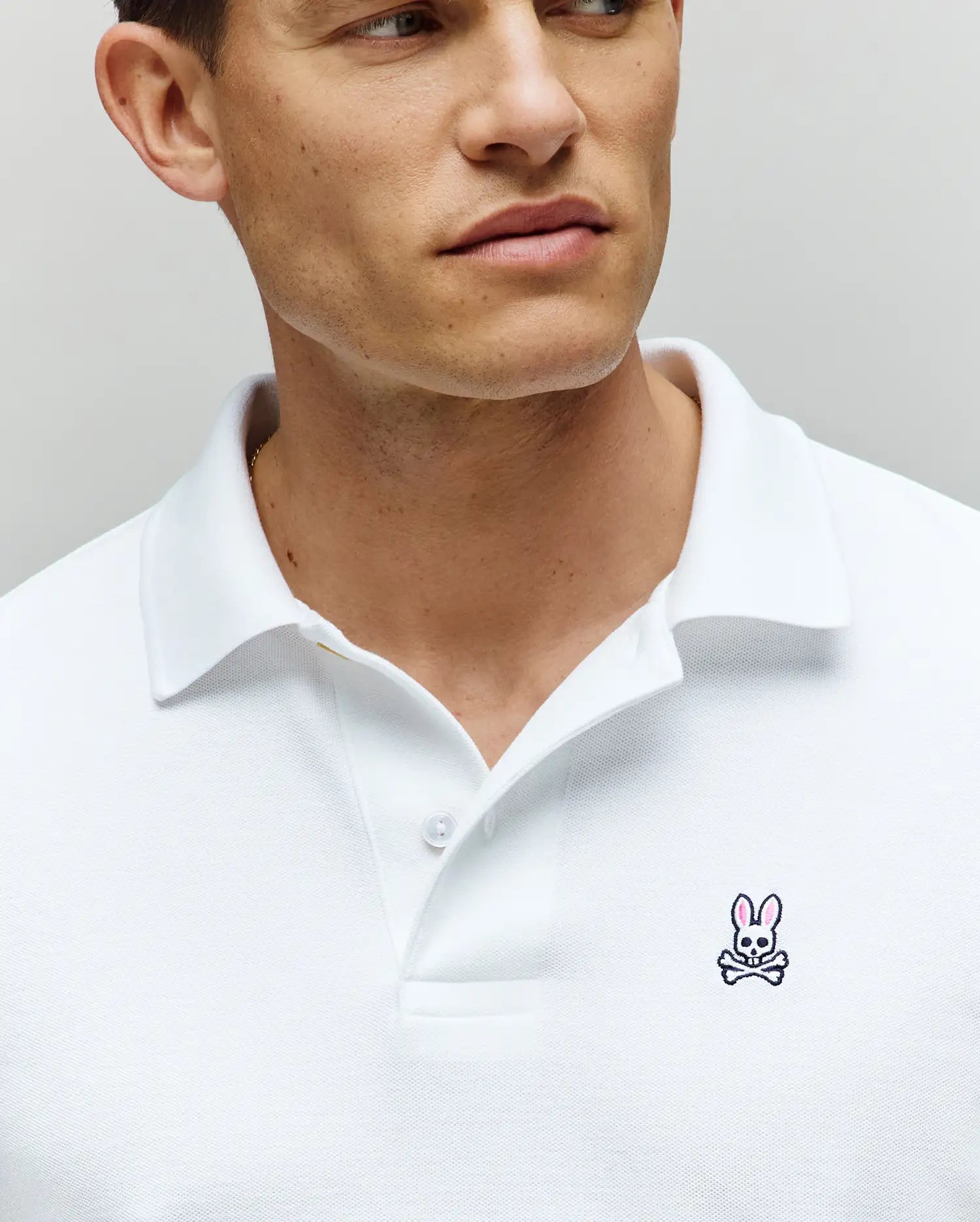 Polo en piqué classique blanc