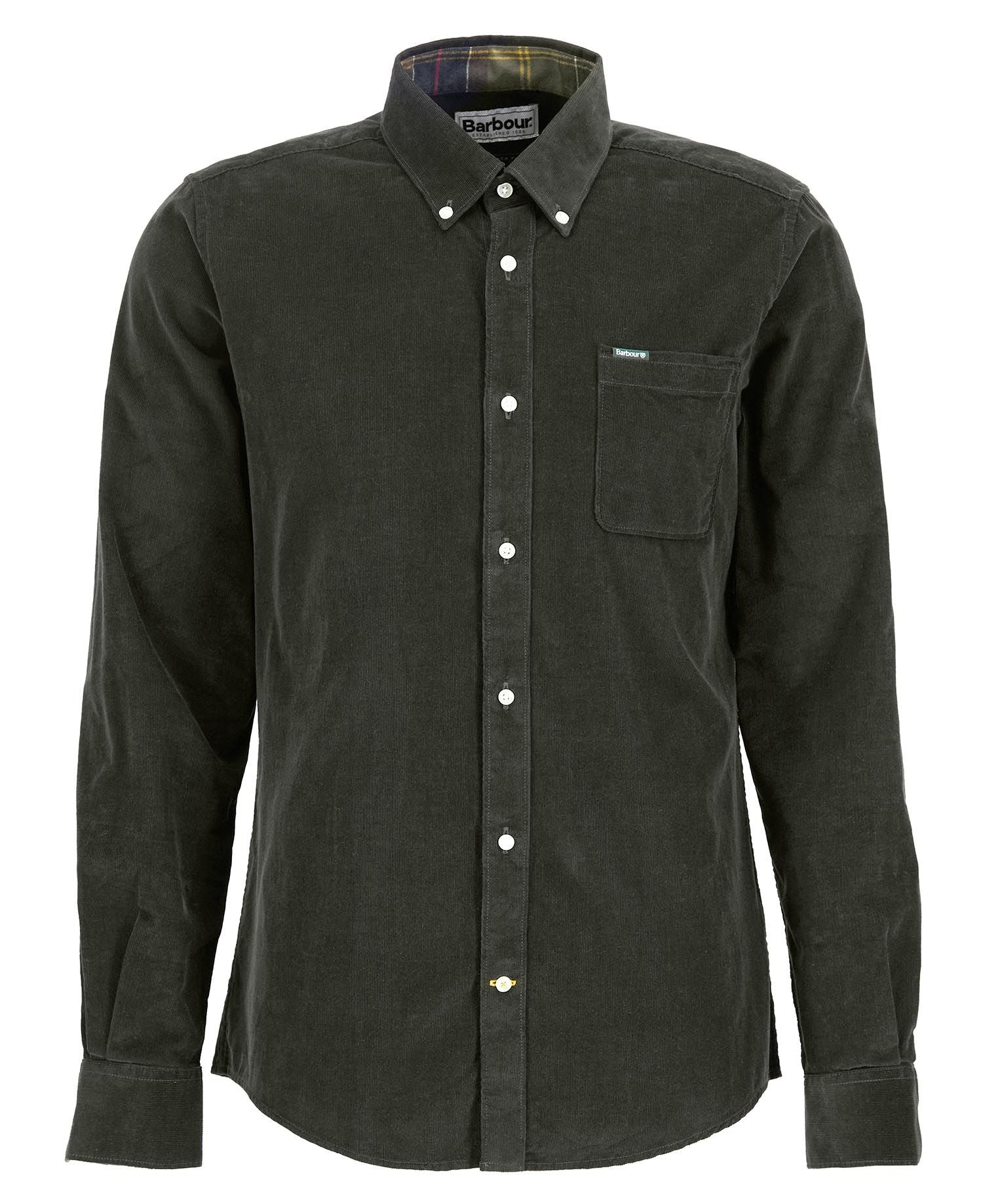 Chemise de corduroy vert