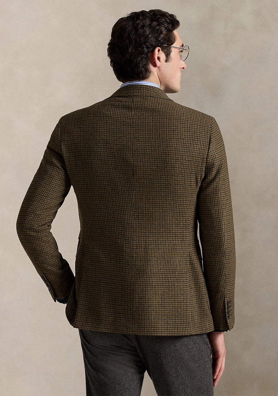 Veston en tweed de style Harvard Guncheck
