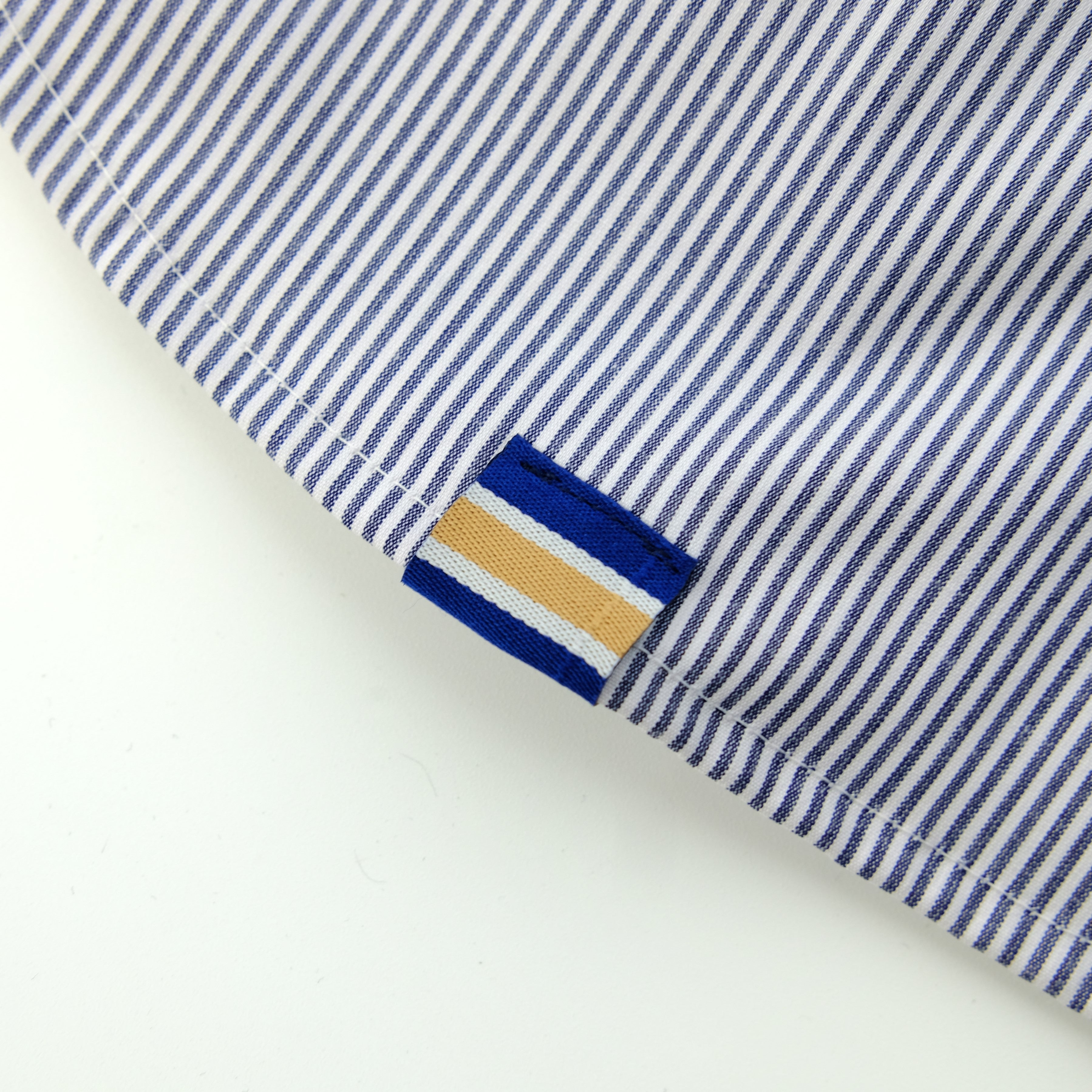 Chemise perennial lignée bleue fine