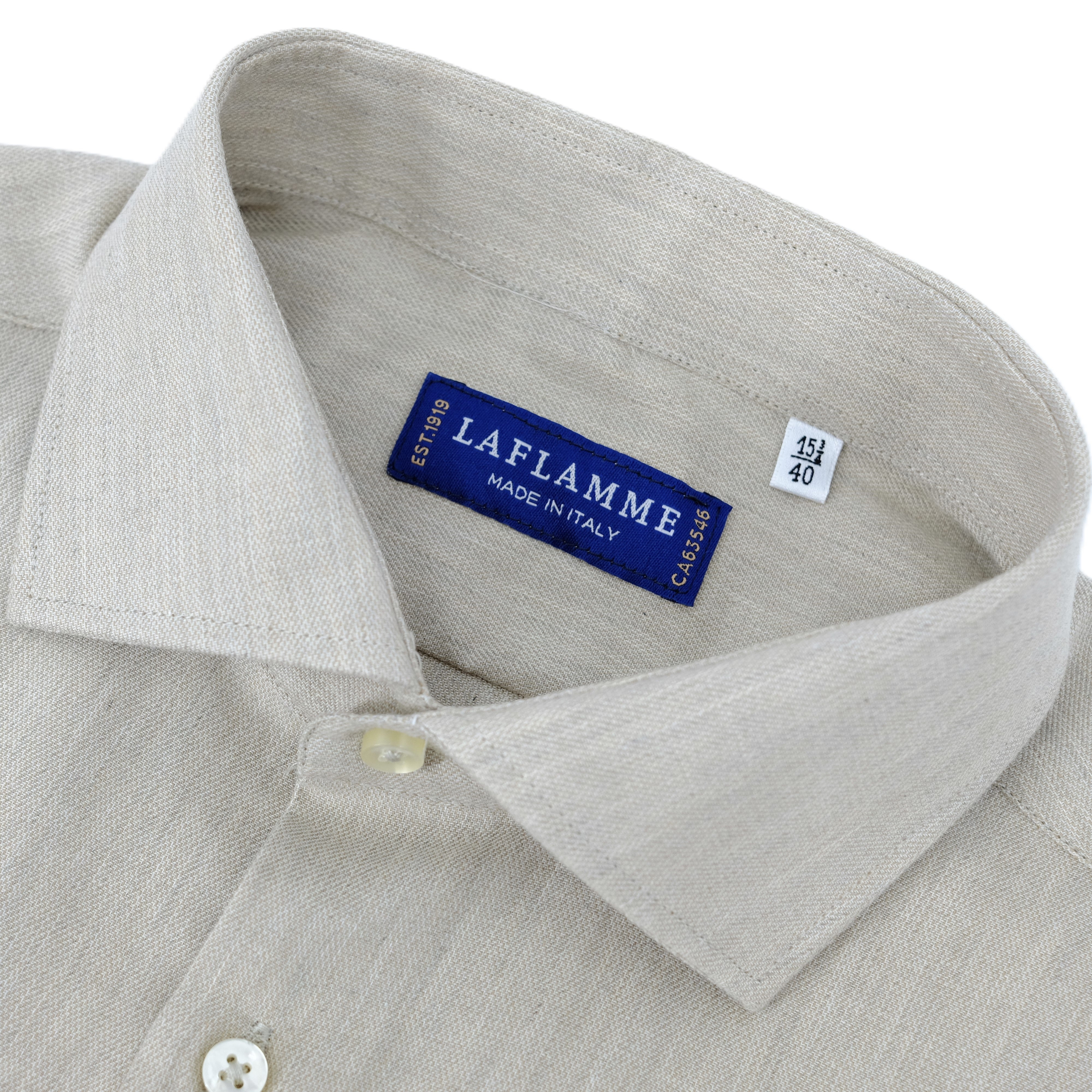 Chemise perennial de flanelle crème