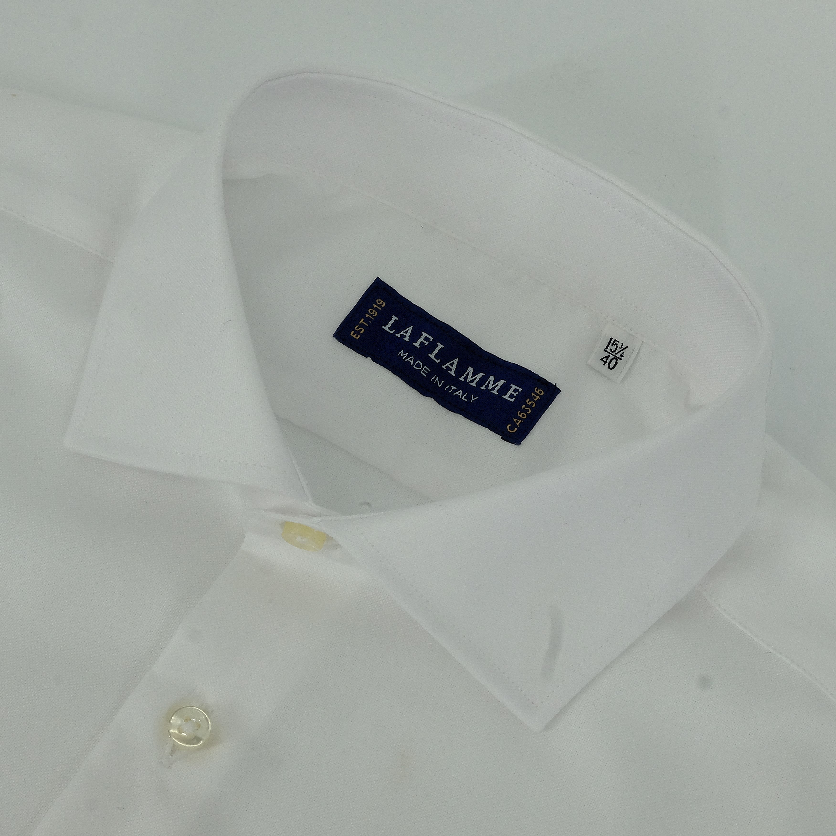 Chemise blanche en micro-oxford de luxe