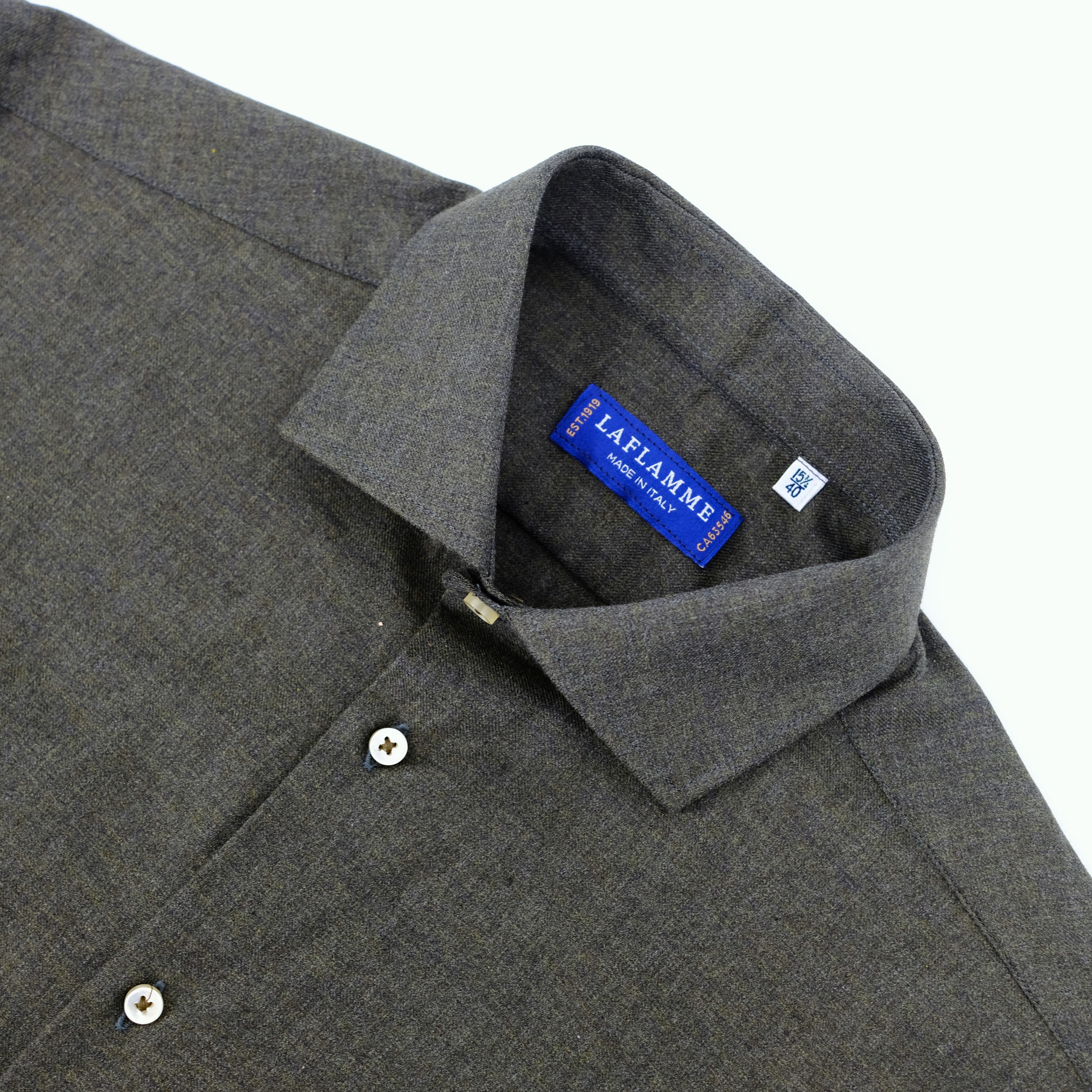 Chemise de flanelle verte forêt